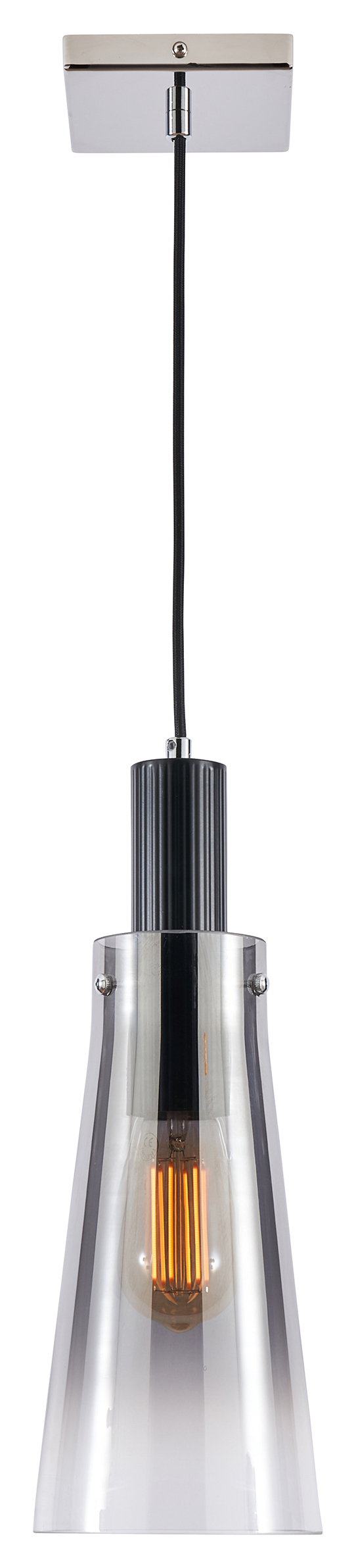Atrani 1-light Ceiling Pendant - Black & Ombre