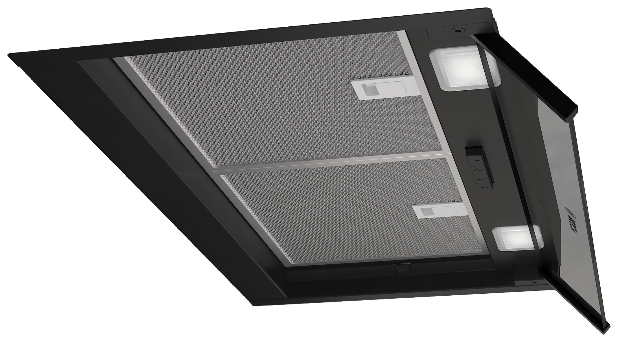 Bosch DBB65CC60B Series 4 Integrated Design Hood 60cm - Matt black