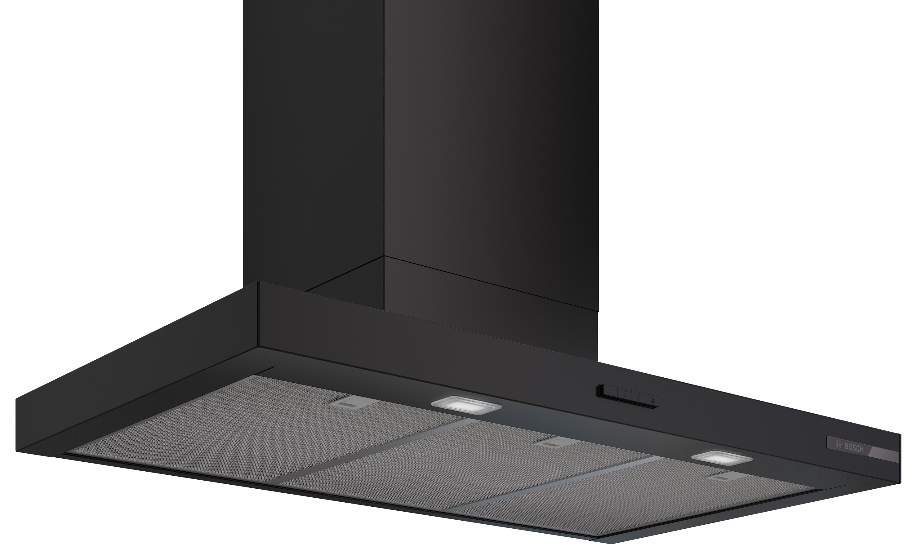 Bosch DWB95CC60B Series 4 wall-mounted cooker hood 90cm - Matt black