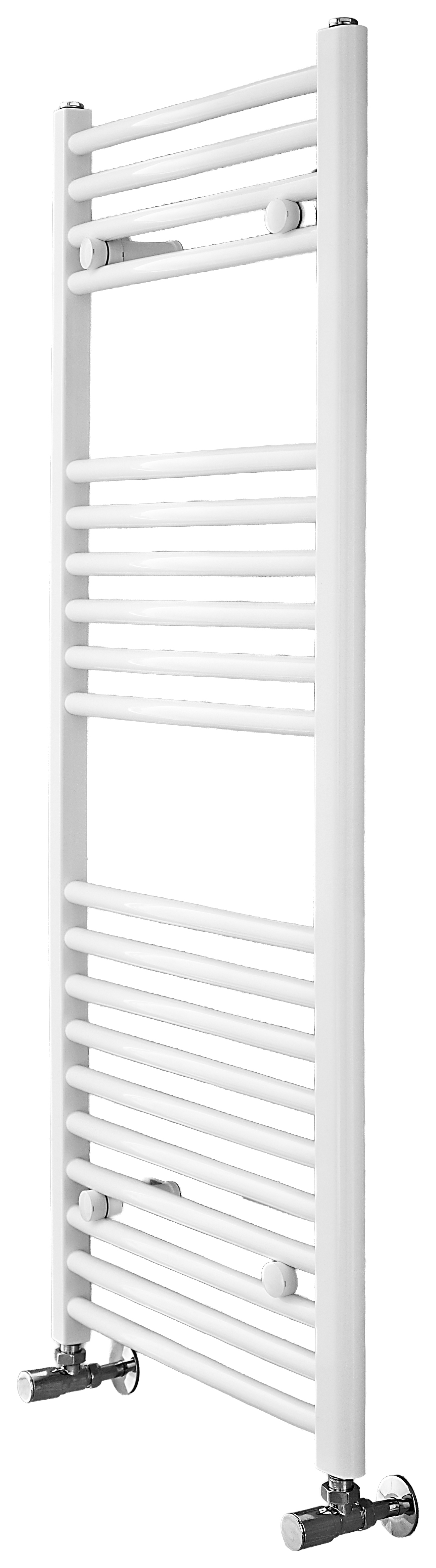 K-Rad White Vertical Straight Towel Radiator - 500mm