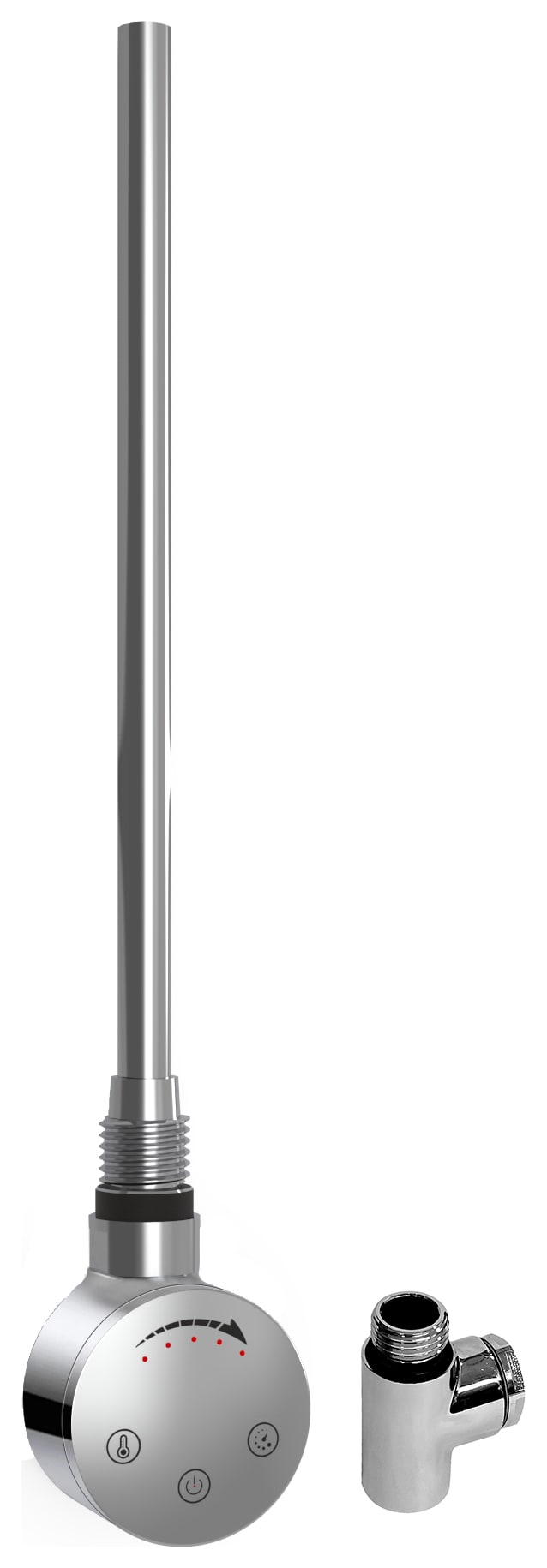 K-Rad Chrome Dual Fuel Kit Thermostatic Element - 300W