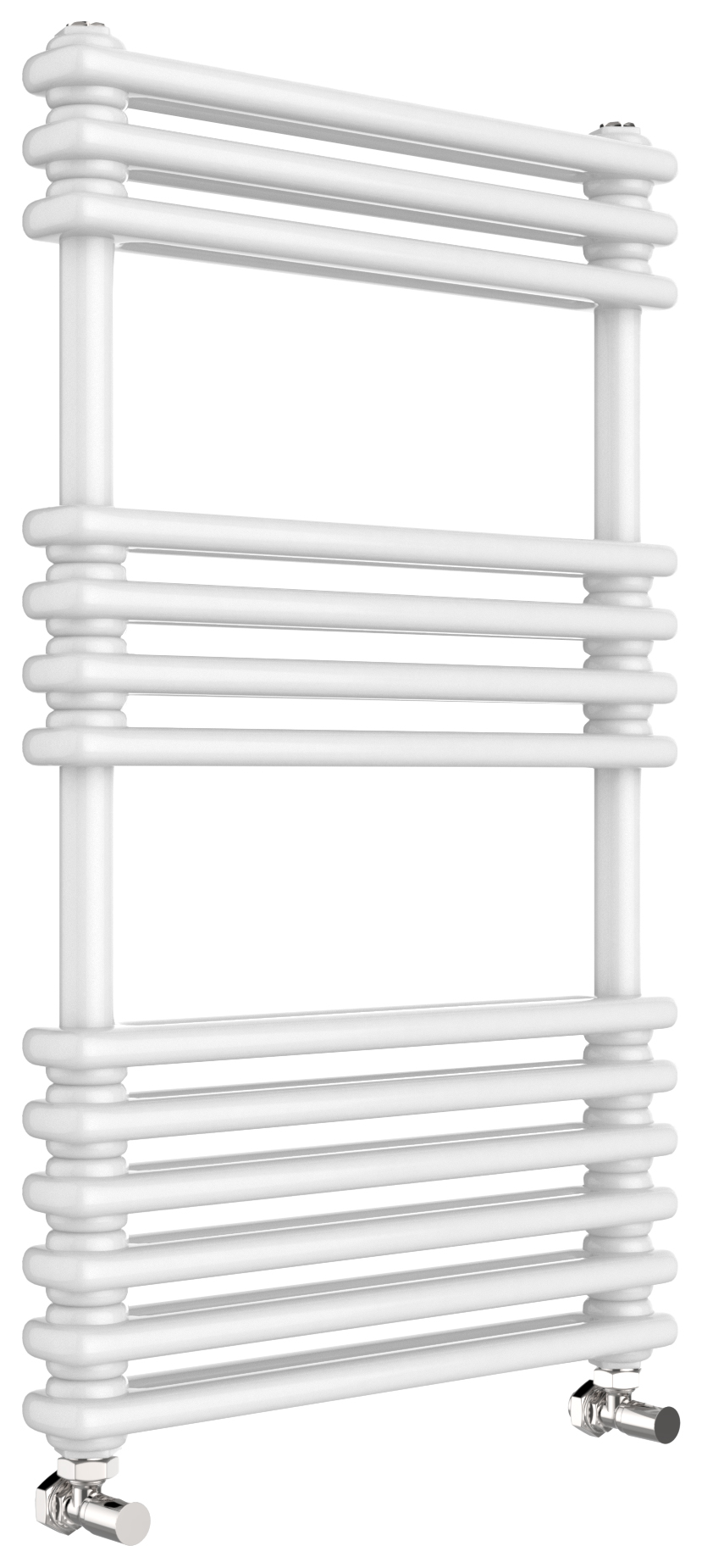 K-Rad White Kolumn Vertical Dual Column Towel Radiator - 500mm