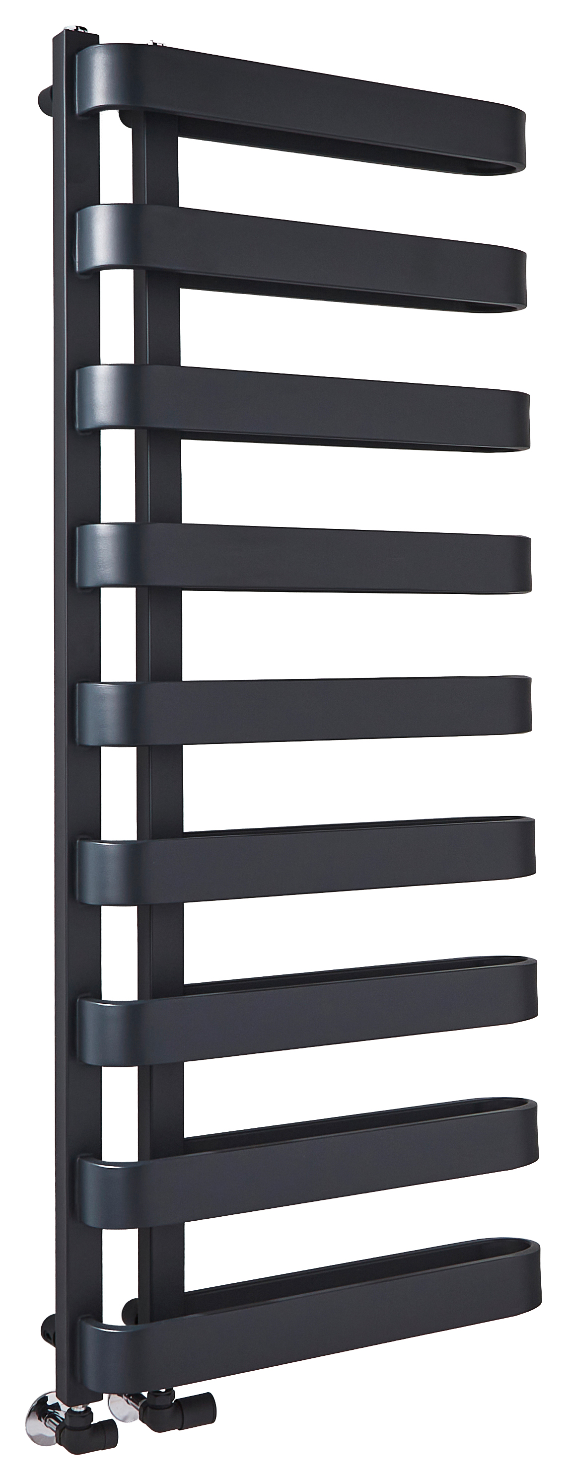 K-rad Anthracite Grey Texas Vertical Towel Radiator - 1300 X 500mm