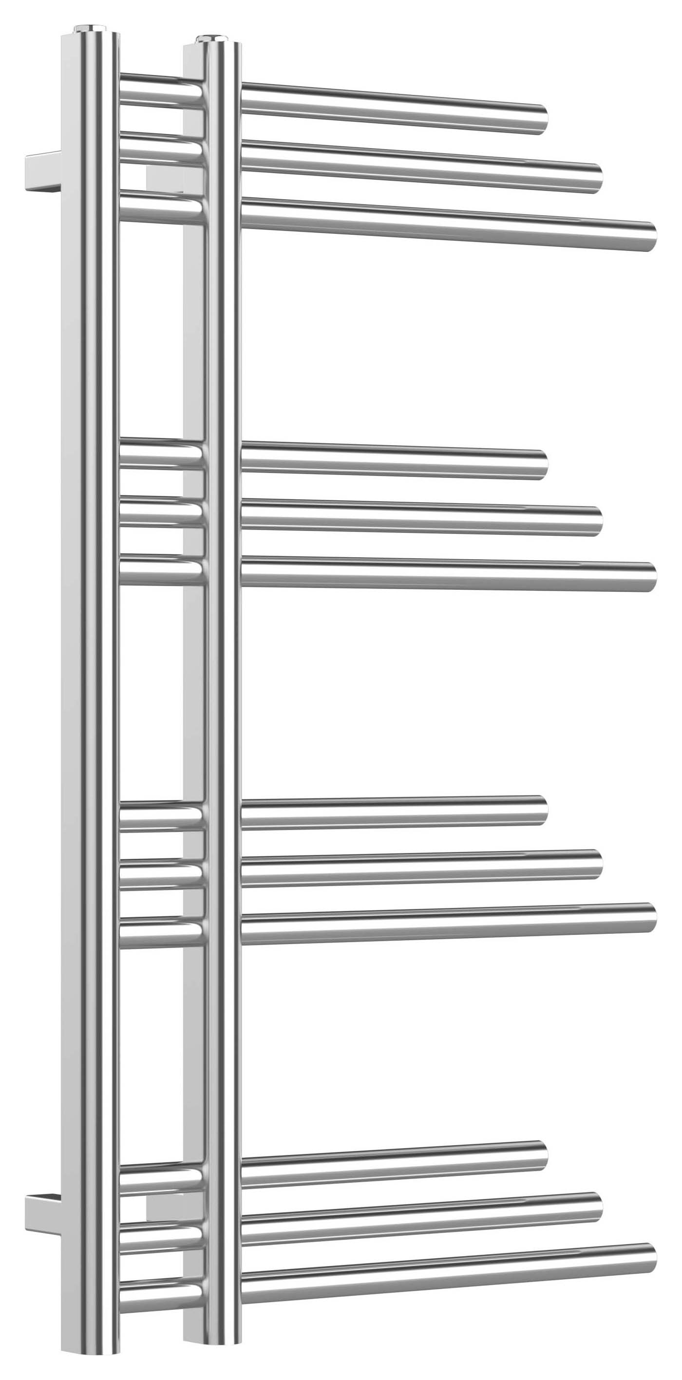 K-Rad Chrome New York Vertical Towel Radiator - 900 x 500mm