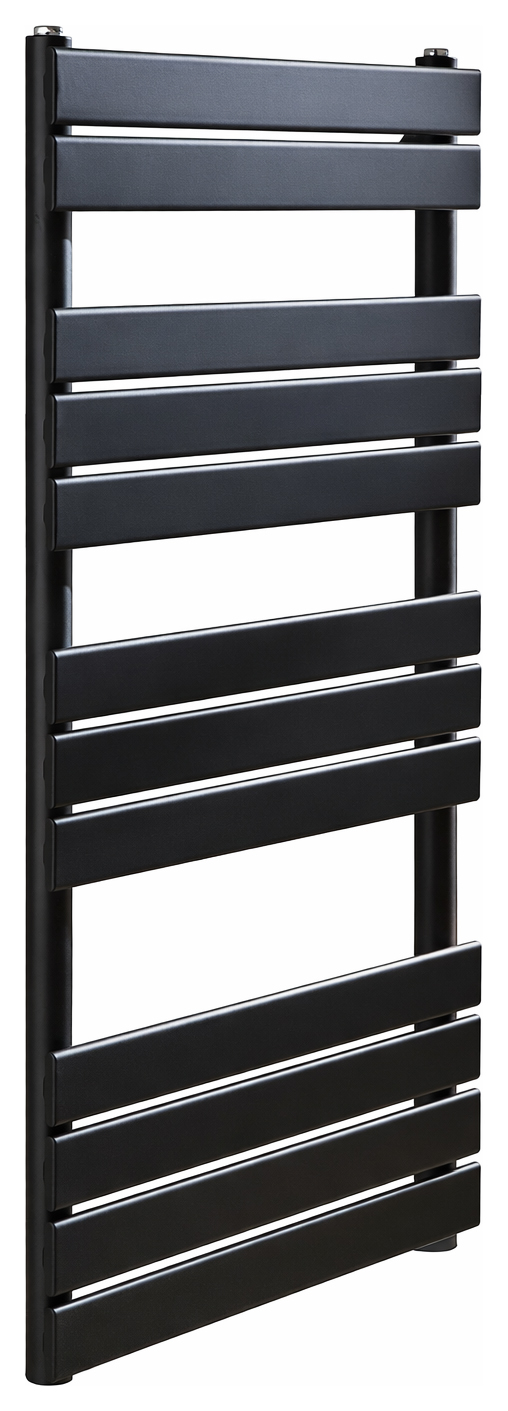 K-Rad Black Memphis Vertical Towel Radiator - 1200 x 600mm