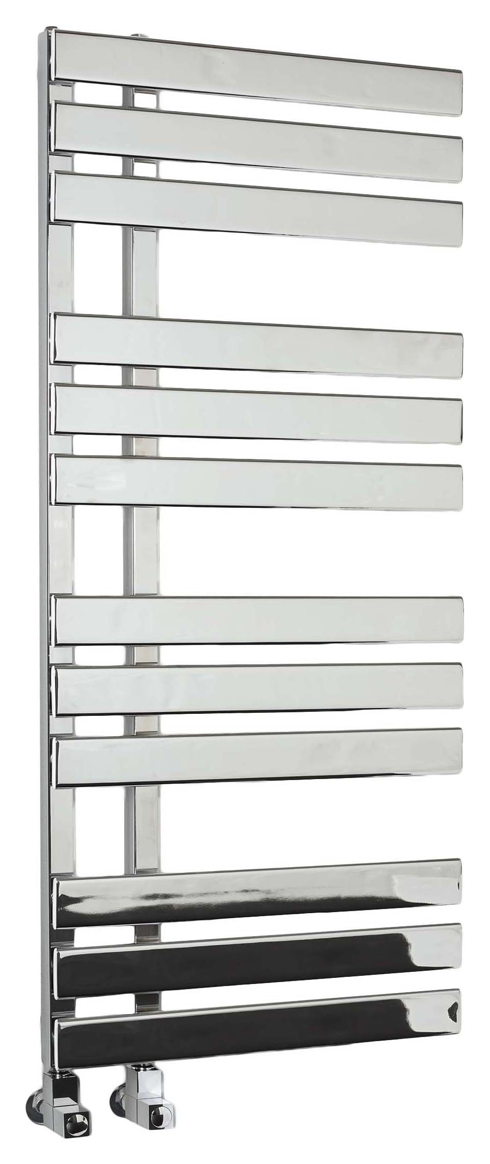 K-Rad Chrome Oregon Vertical Towel Radiator - 1180 x 500mm