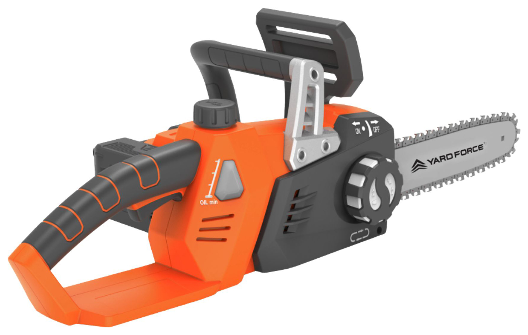Yard Force 2 x 4.0Ah Cordless Chainsaw with Oregon Chain Bar - 35cm
