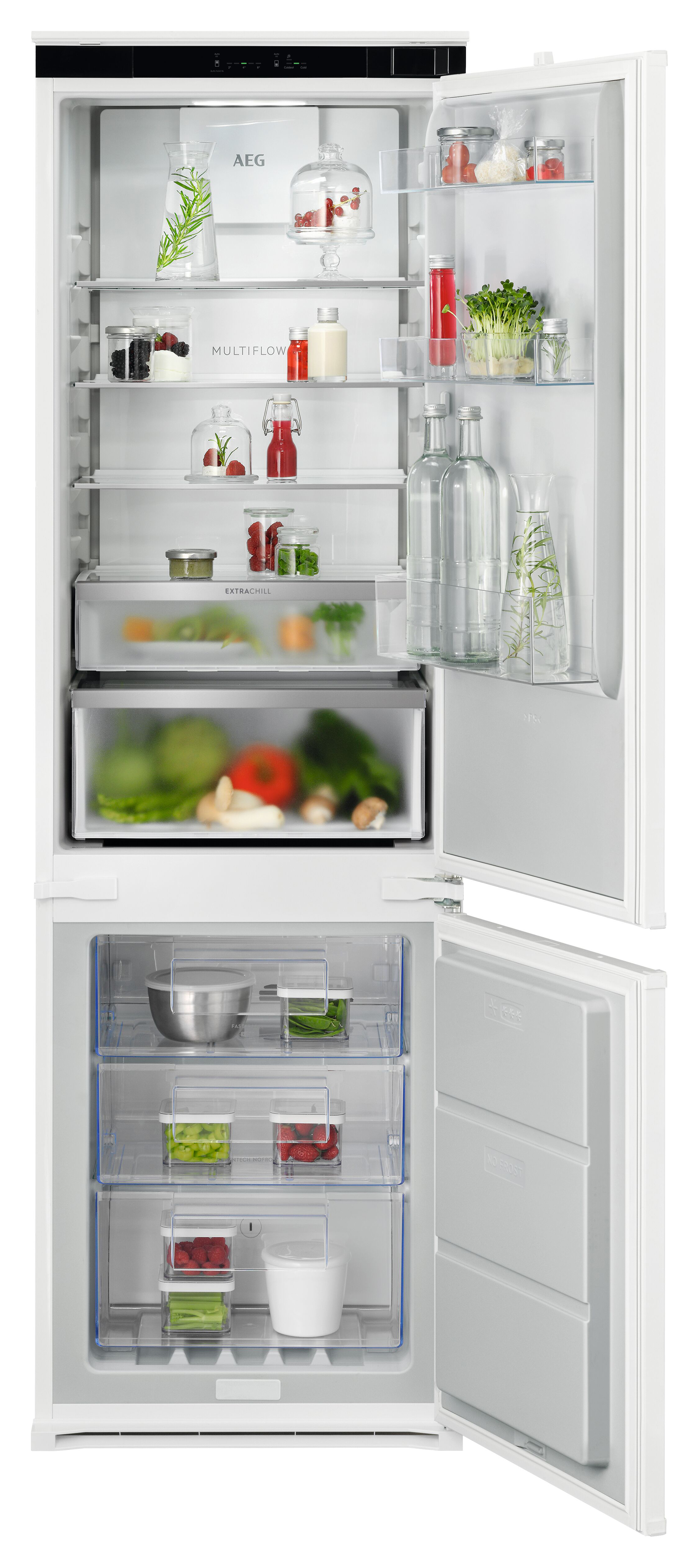 AEG NSC7C181DS Integrated Frost-Free Fridge Freezer