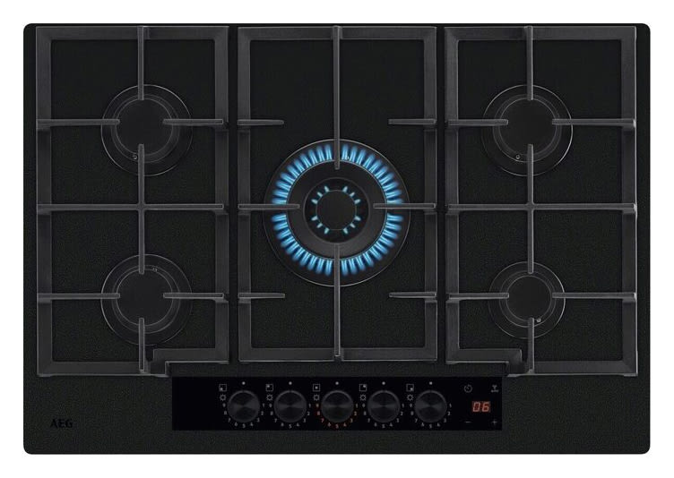 AEG HKB75341NL Gas On Glass Hob - 75cm