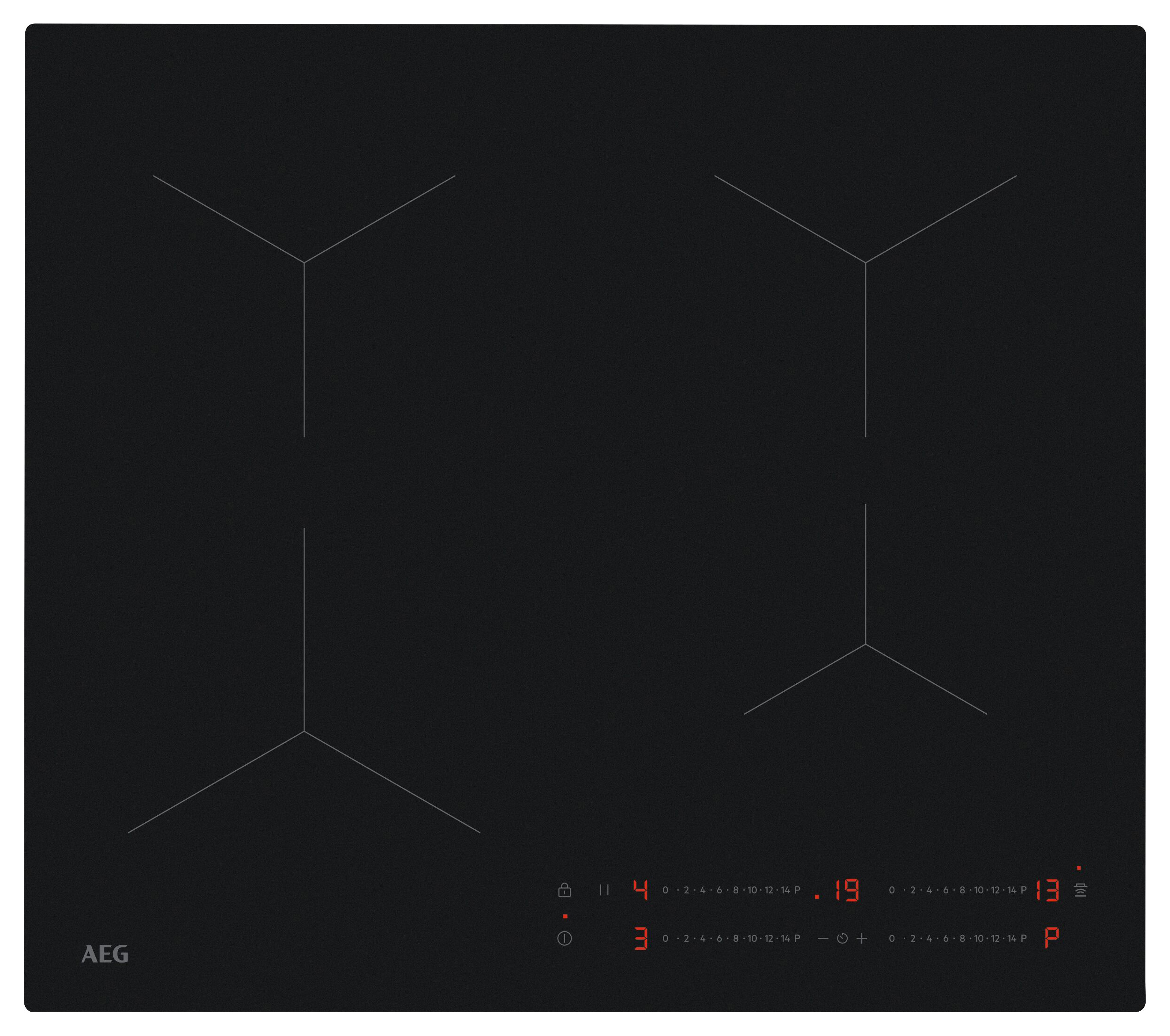 AEG OIO64A00IT SaphirMatt 4 Zone Induction Hob - 60cm
