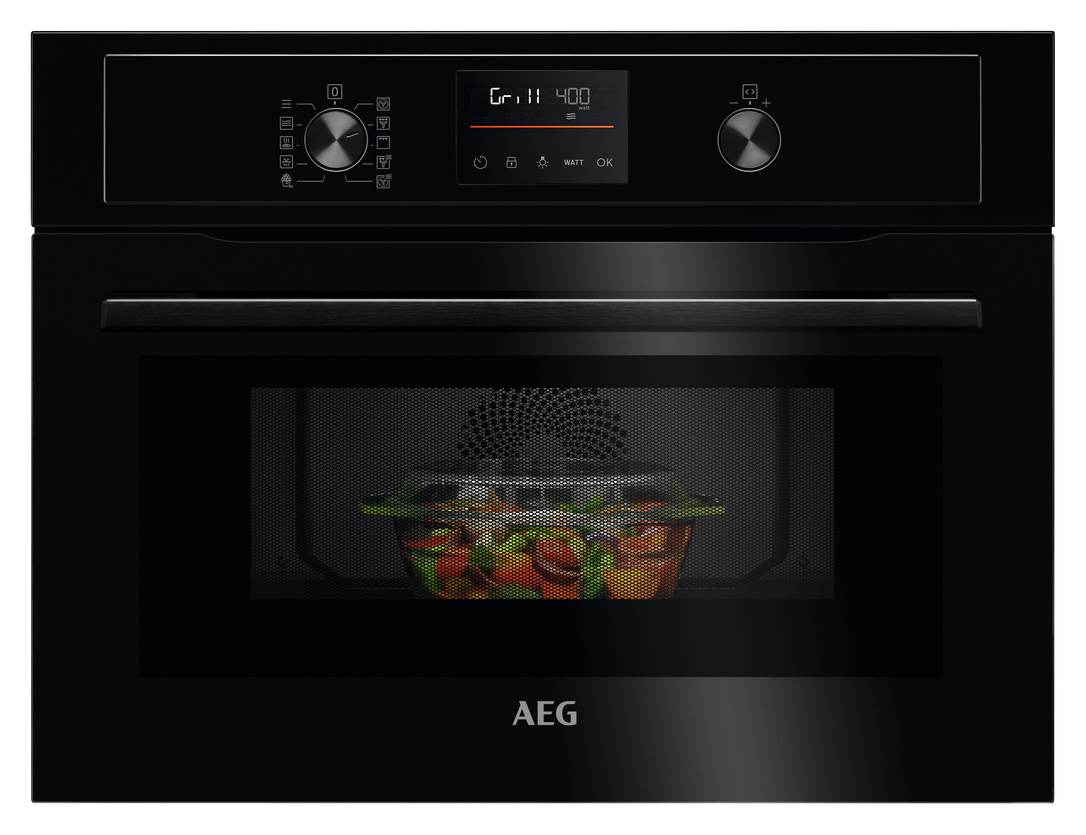 AEG KOX36506GB Compact Microwave - Black