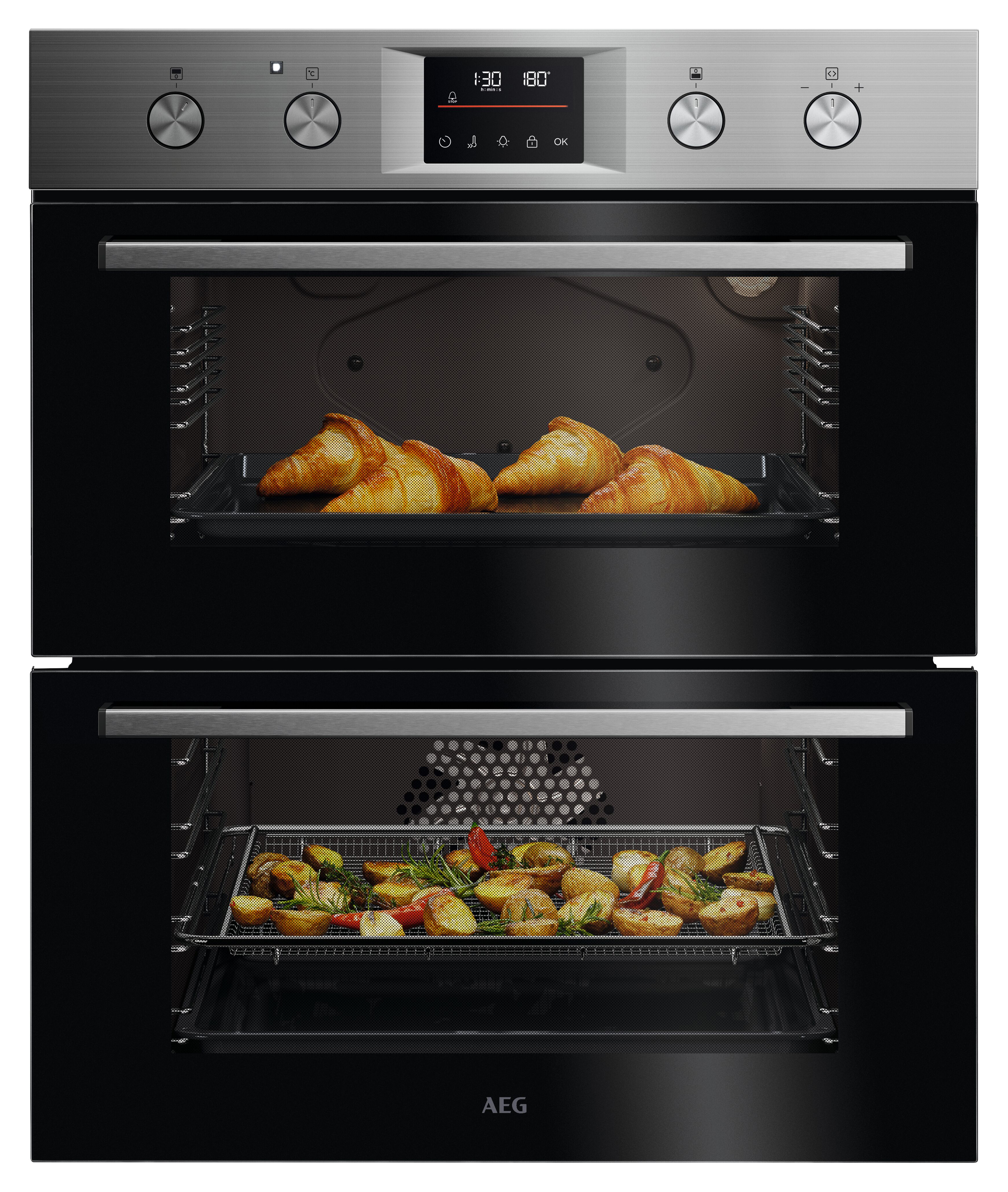 AEG OU5CU40M Double Oven - Stainless Steel