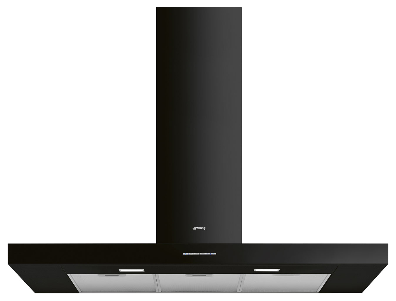 Smeg KBT110BL110cm Chimney Hood - Black