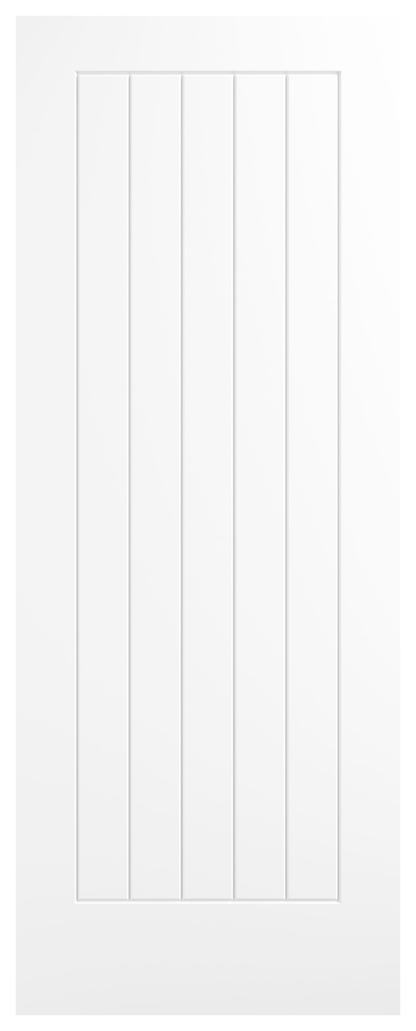 Wickes Geneva White Smooth Moulded Cottage Internal Door - 2040 x 726mm