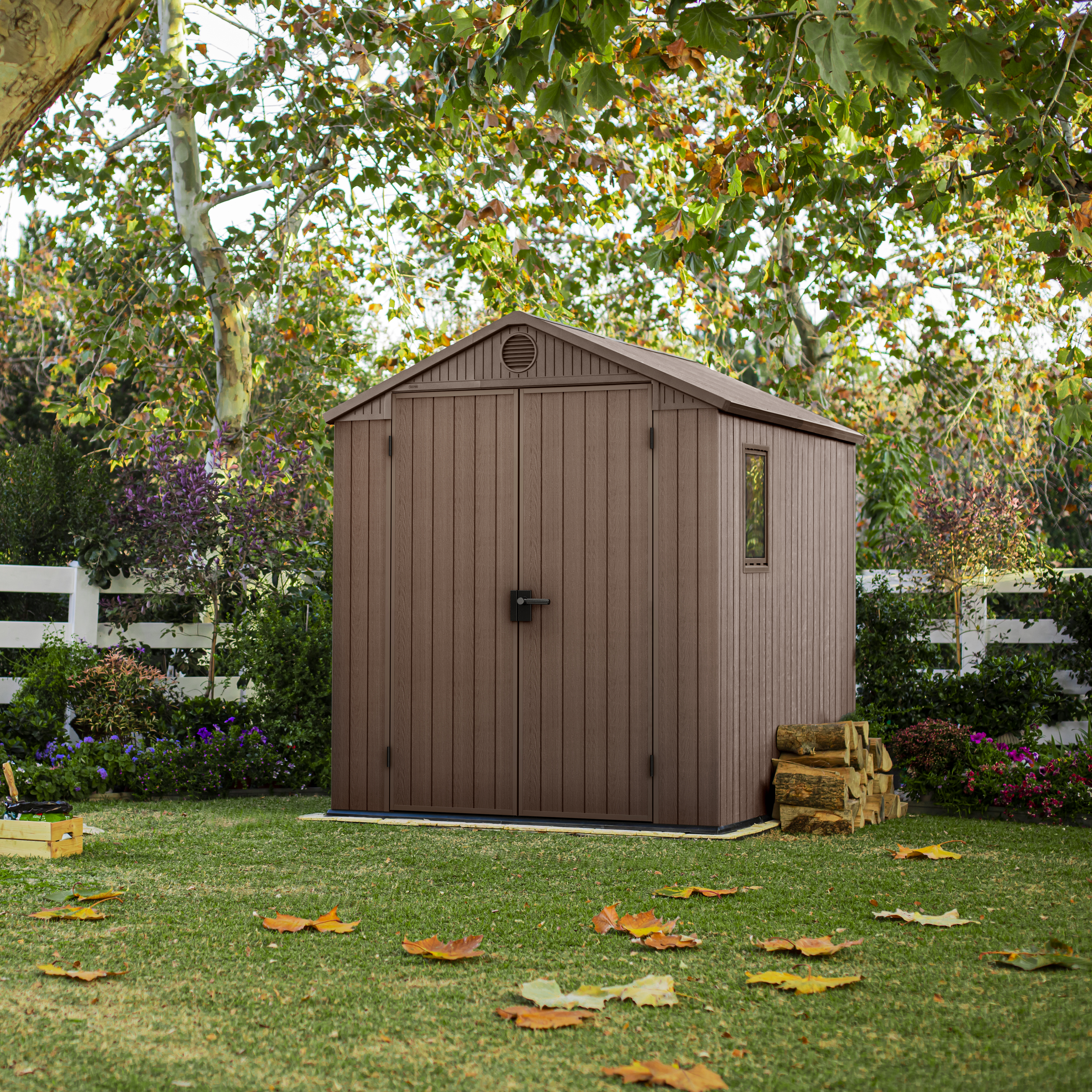 Keter Darwin Brown Garden Shed - 6 x 6ft