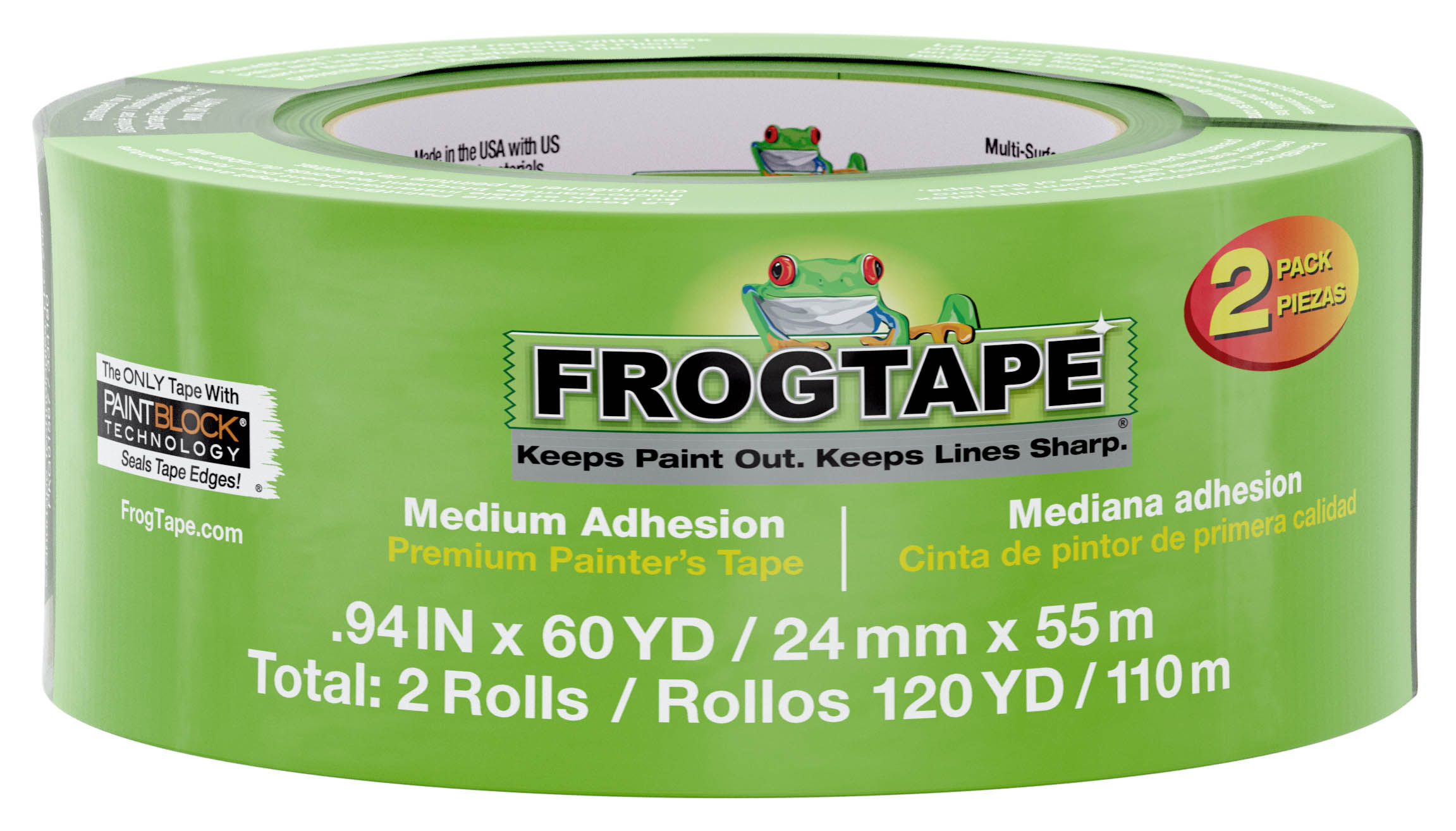 FrogTape Twin Pack - 24mm x 55m