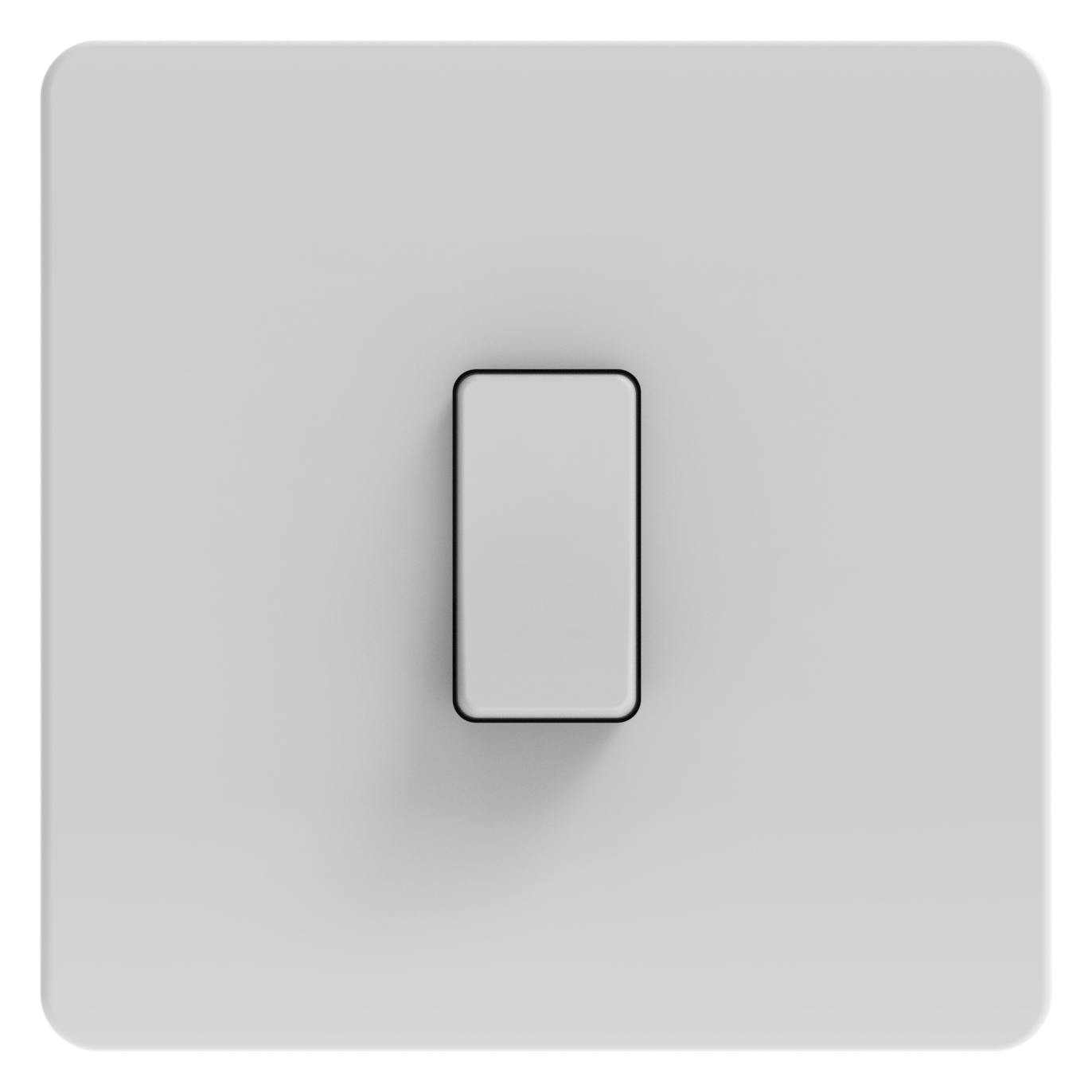 Forum CUL-45722 Kinetic 1 Gang Integral Electric to Kinetic Push Switch - Black/White