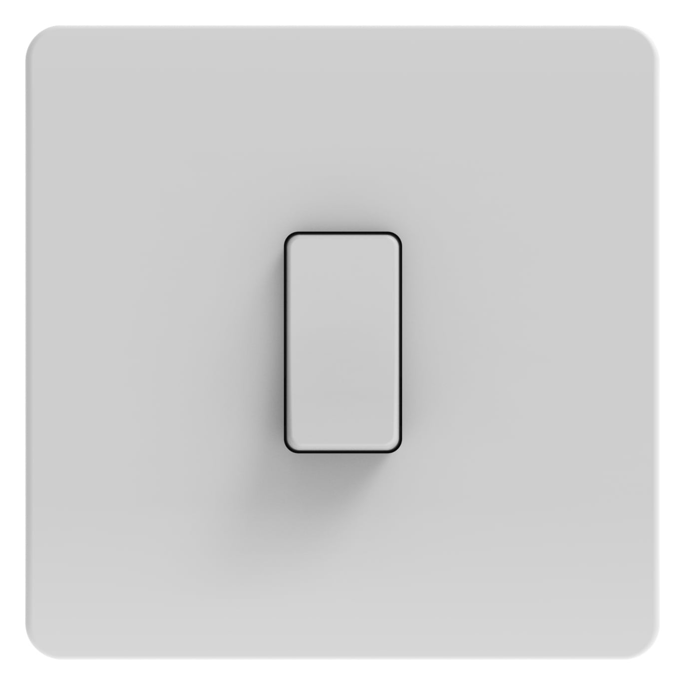 Forum CUL-45722 Kinetic 1 Gang Integral Electric to Kinetic Push Switch - Black/White