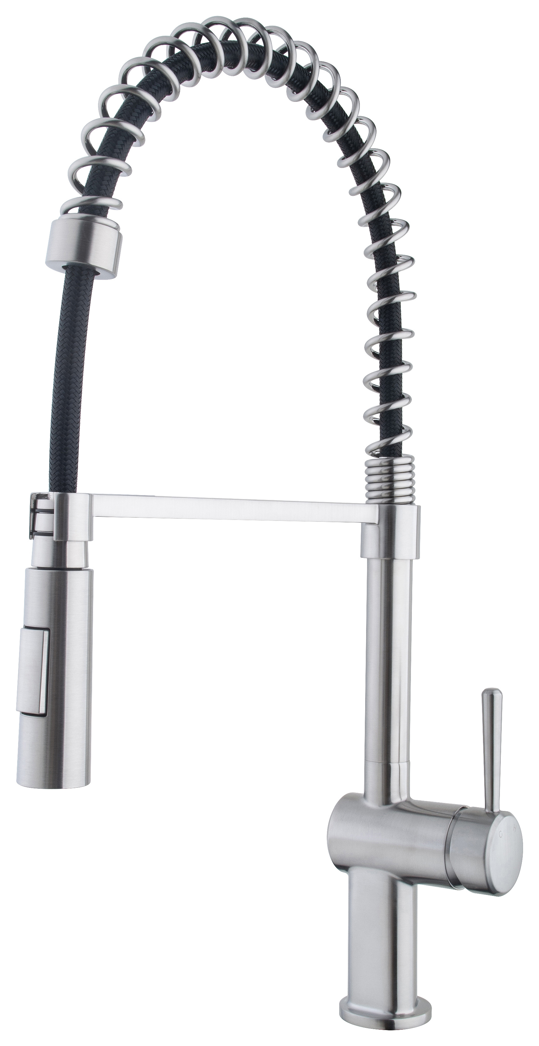 Savannah Pull Out Tap with spring - Brushed Nickel
