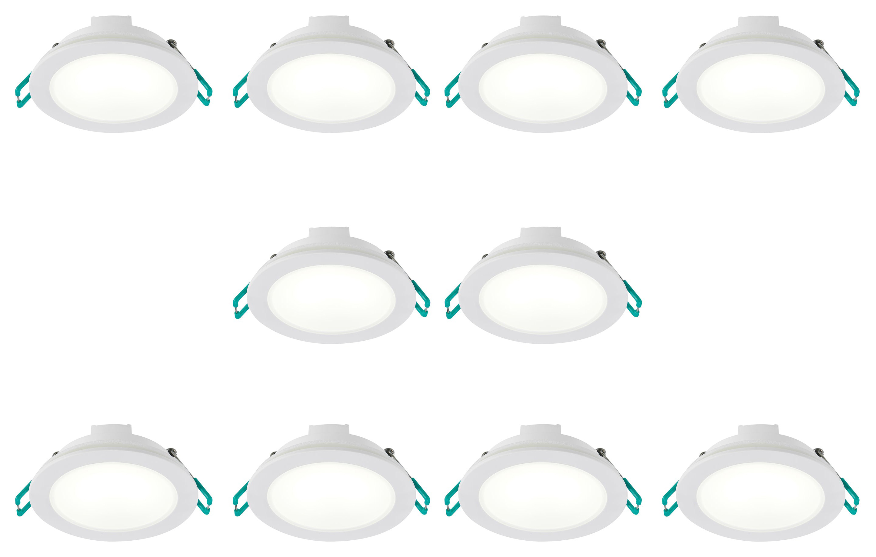 Sylvania Sylspot IP65 Neos Fixed LED Spotlight Cool White 420ml - Pack of 10