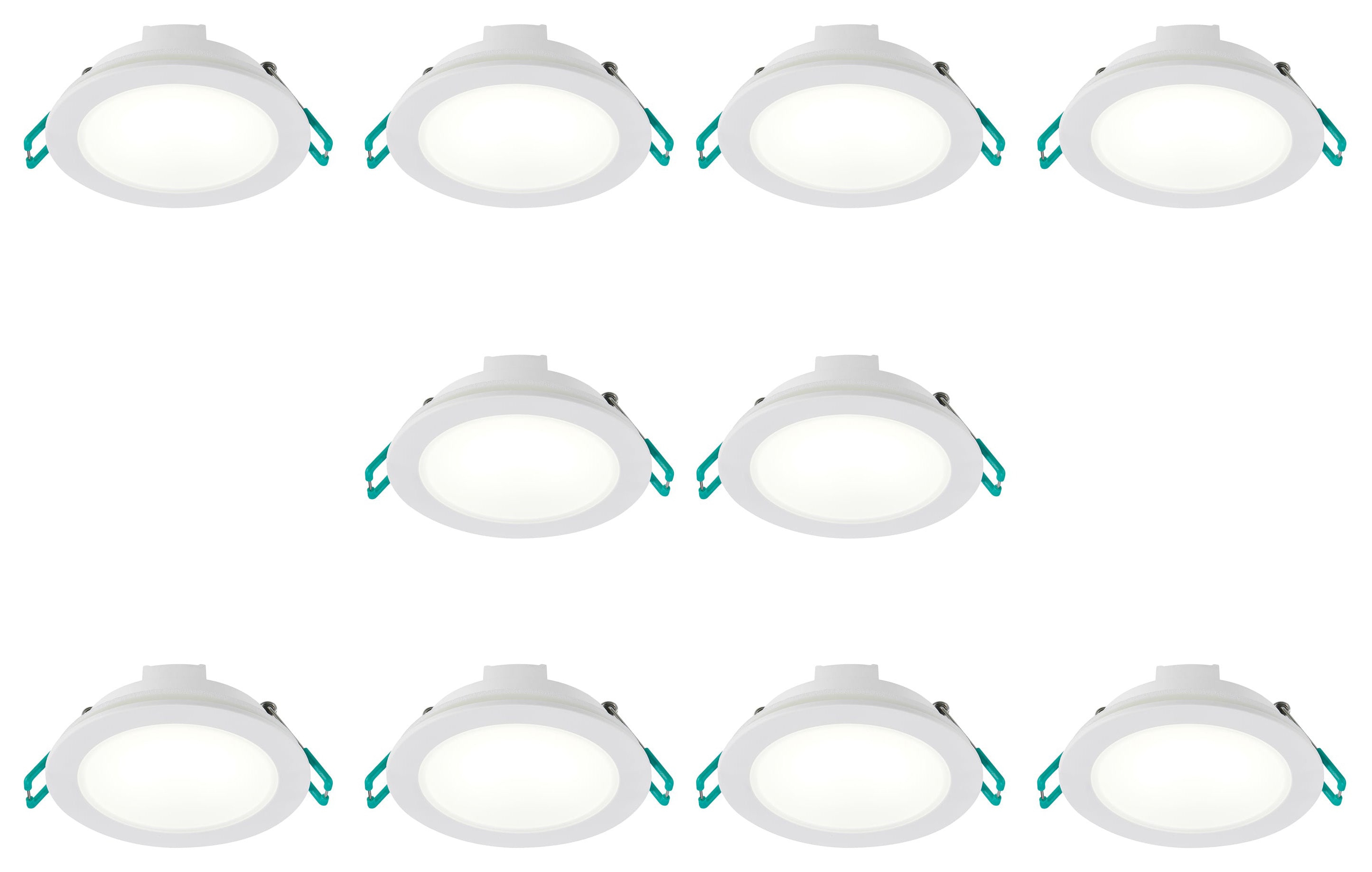 Sylvania Sylspot IP65 Neos Fixed LED Spotlight Cool White 420ml - Pack of 10