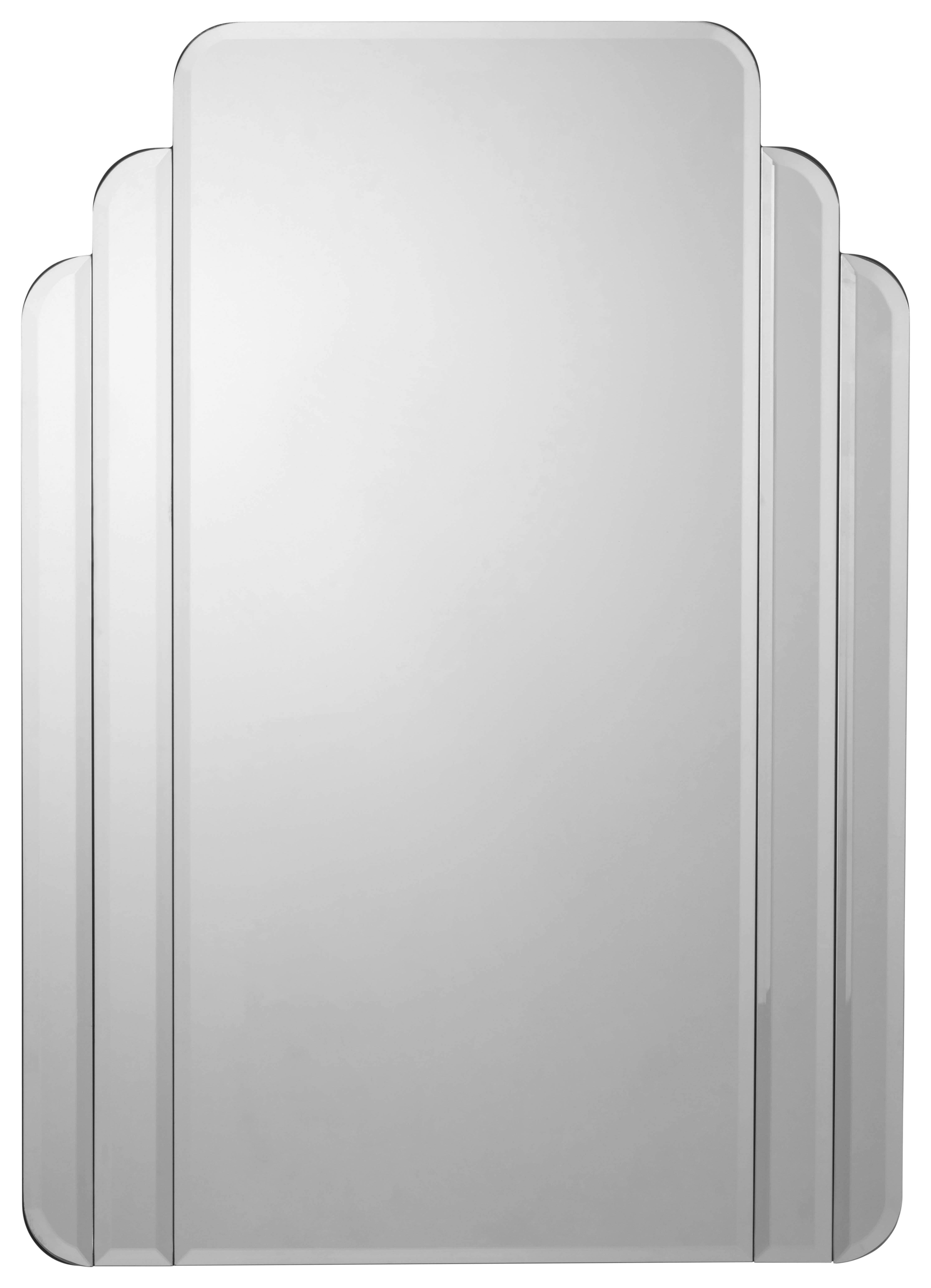 Croydex Art Deco Unframed Bevelled Mirror - 700 x 500mm