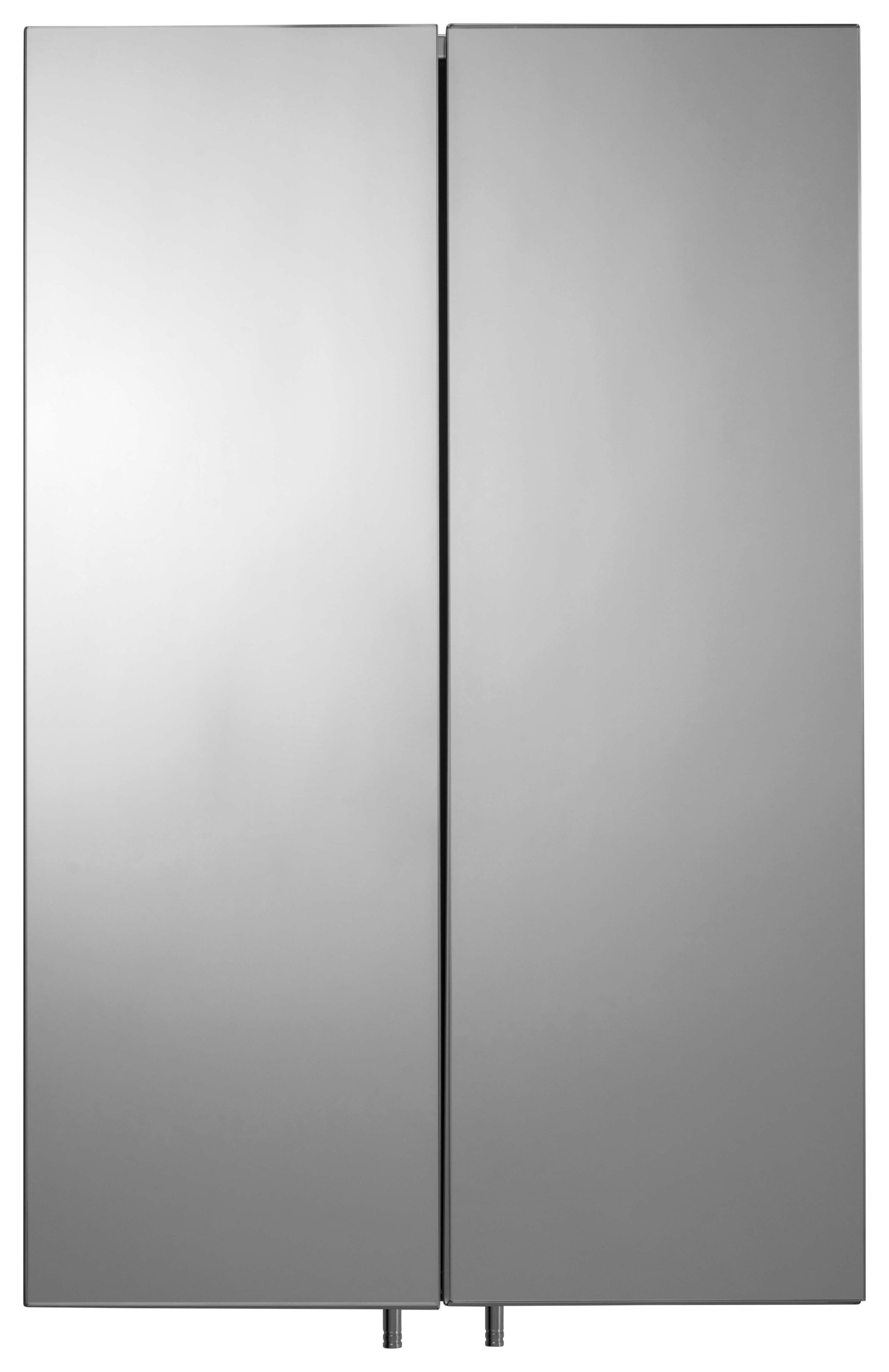 Croydex Avisio Double Door Corner Stainless Steel Cabinet