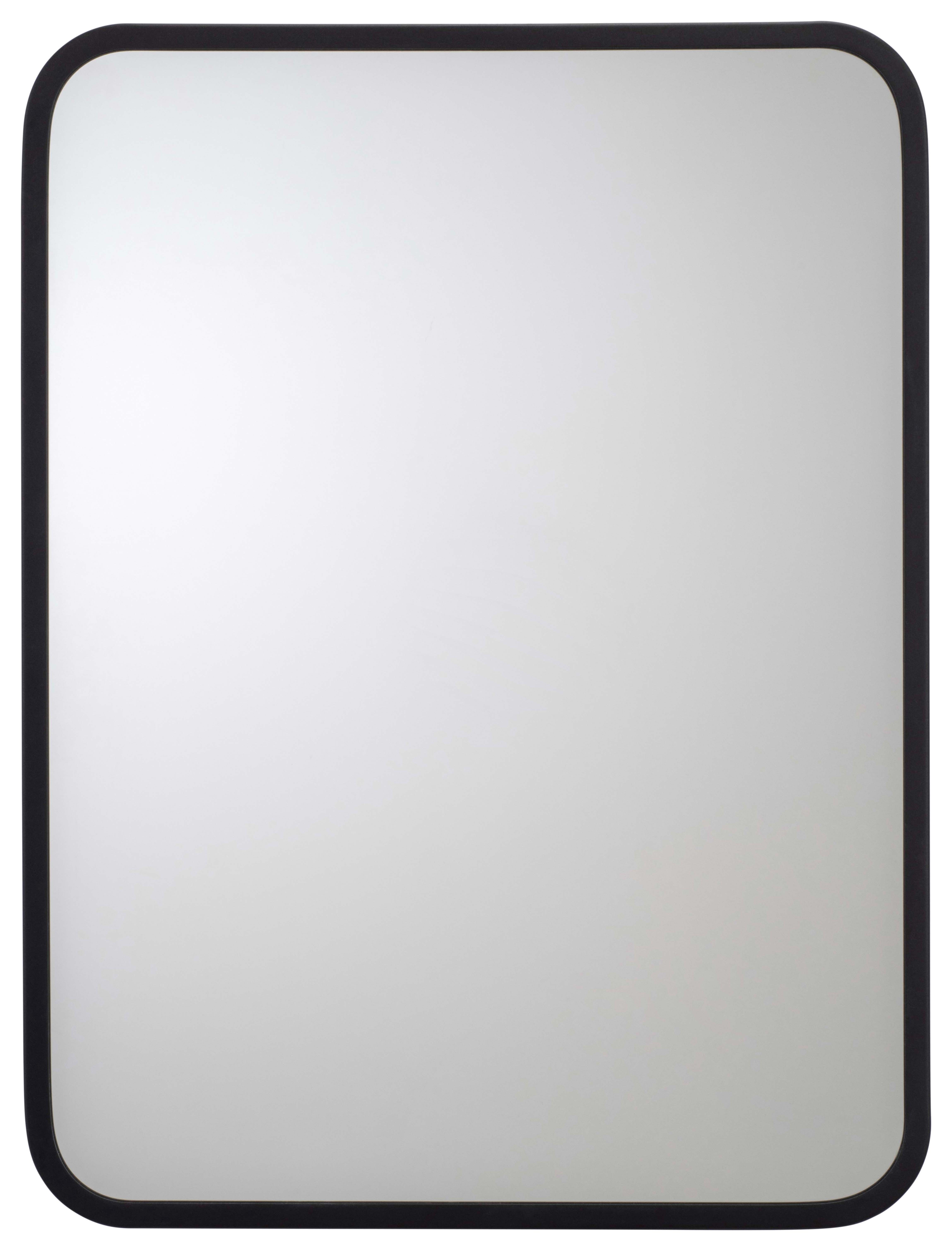 Croydex Matt Black Framed Single Cabinet