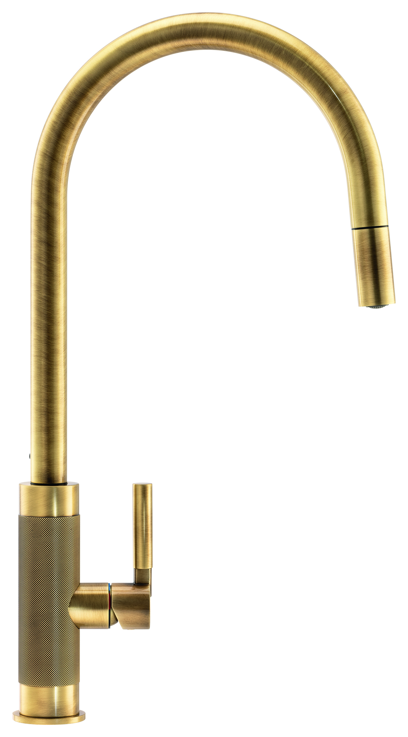 Franke Tessuto Pull Out Tap - Brass