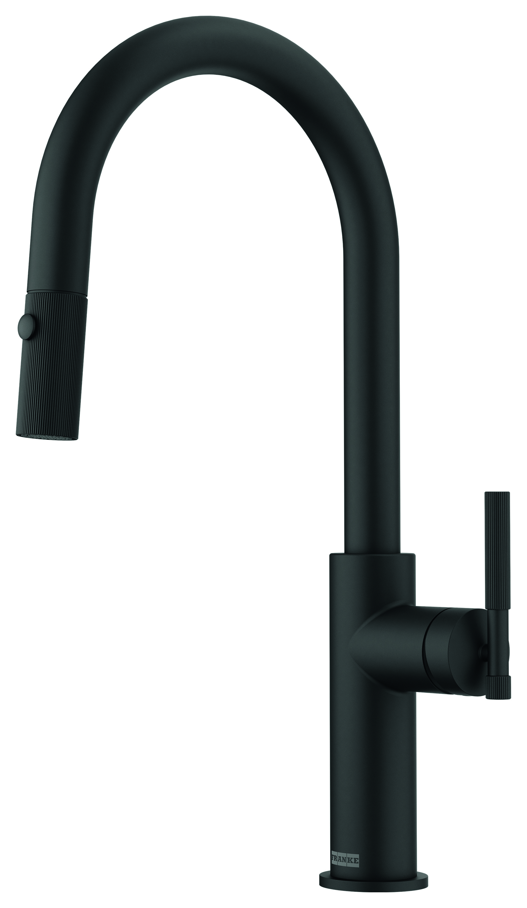 Franke Maris Stripes Pull Out Tap - Matt Black