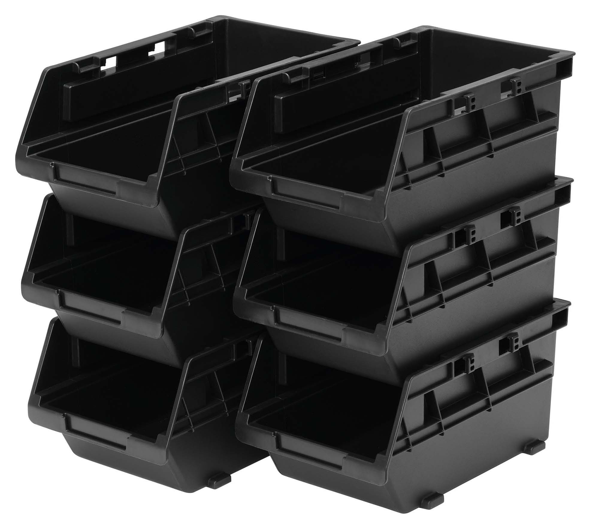Bunker 31773 Load-Up 6 Piece Stack Storage Bin Set