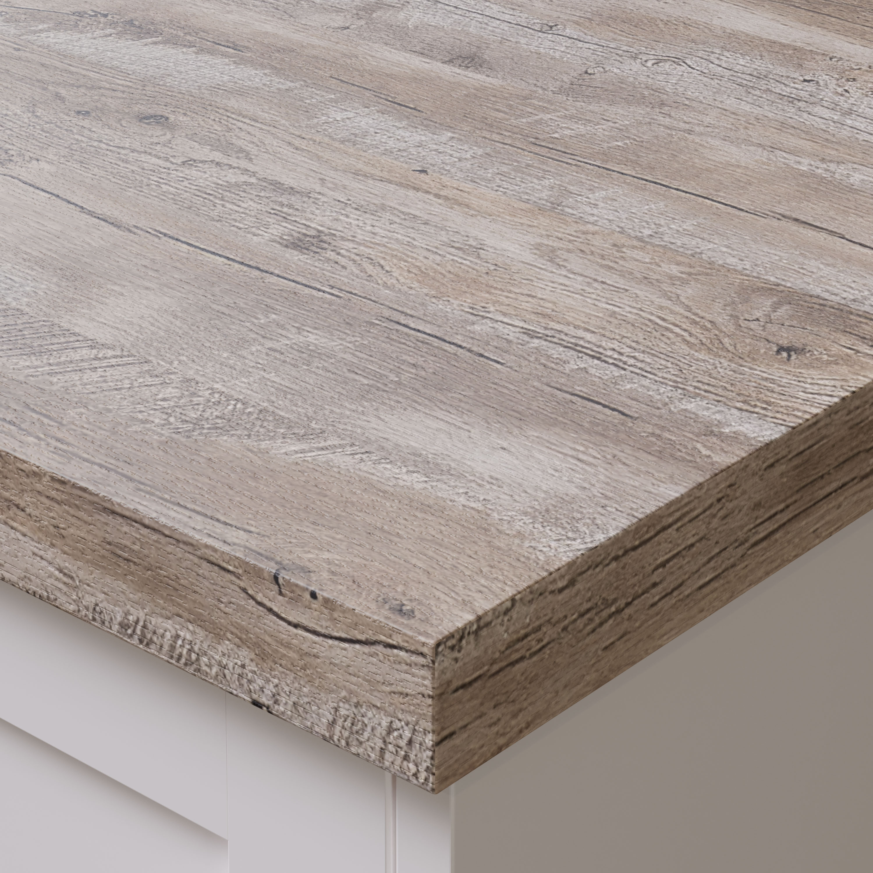 Croxdale Pine Square Edge Laminate Kitchen Upstand - 3000 x 100mm x 20mm