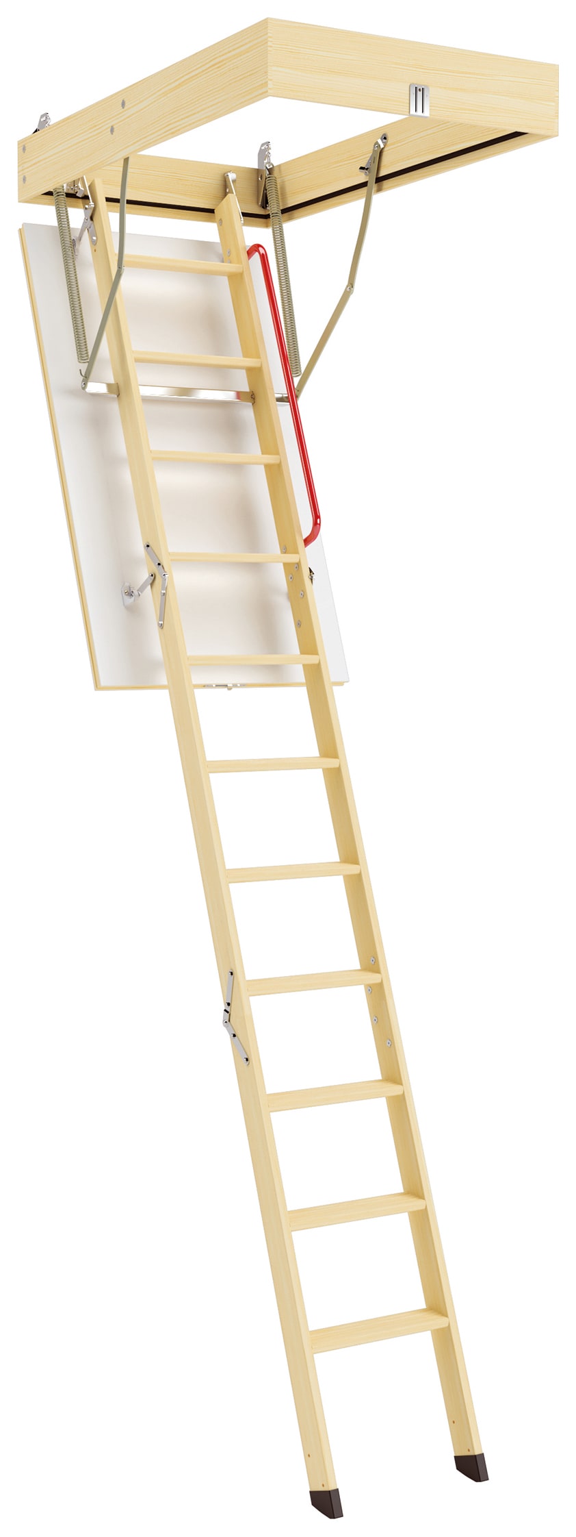 Fakro Lwk Komfort 3 Section 2.8m Timber Loft Ladder - 550 x 1110mm