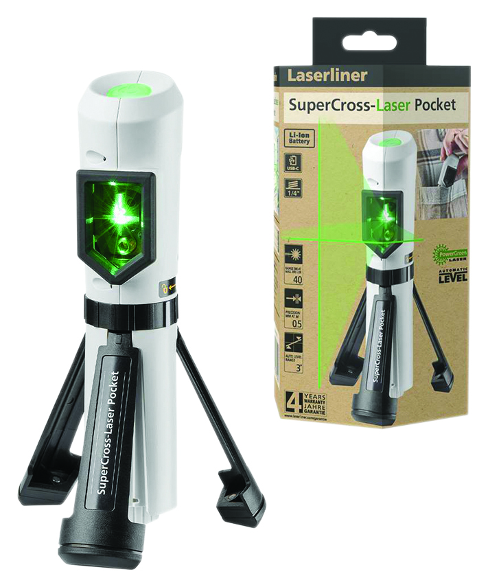 Laserliner SuperCross Laser Pocket Cross Line Laser