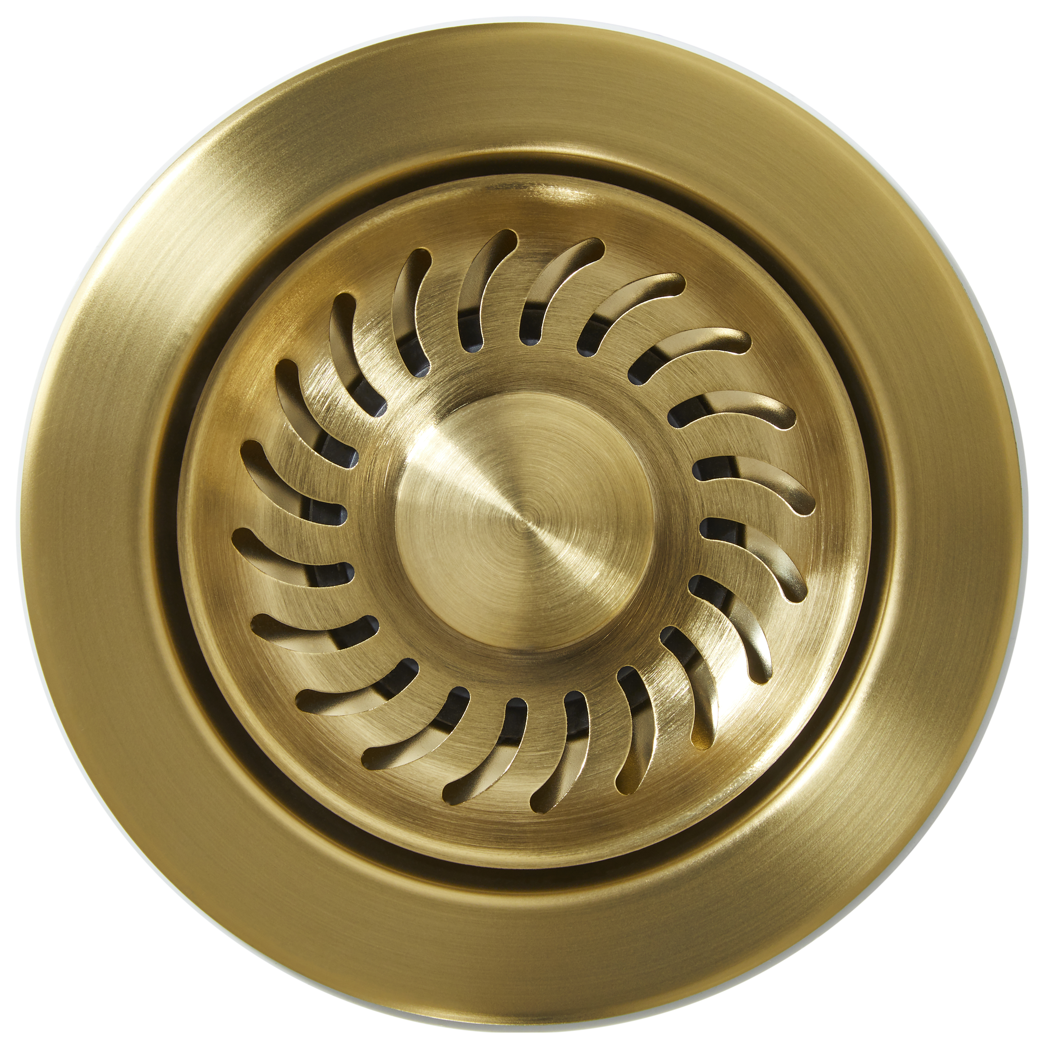 Abode Manual Basket Strainer Waste (90mm) - Brushed Brass