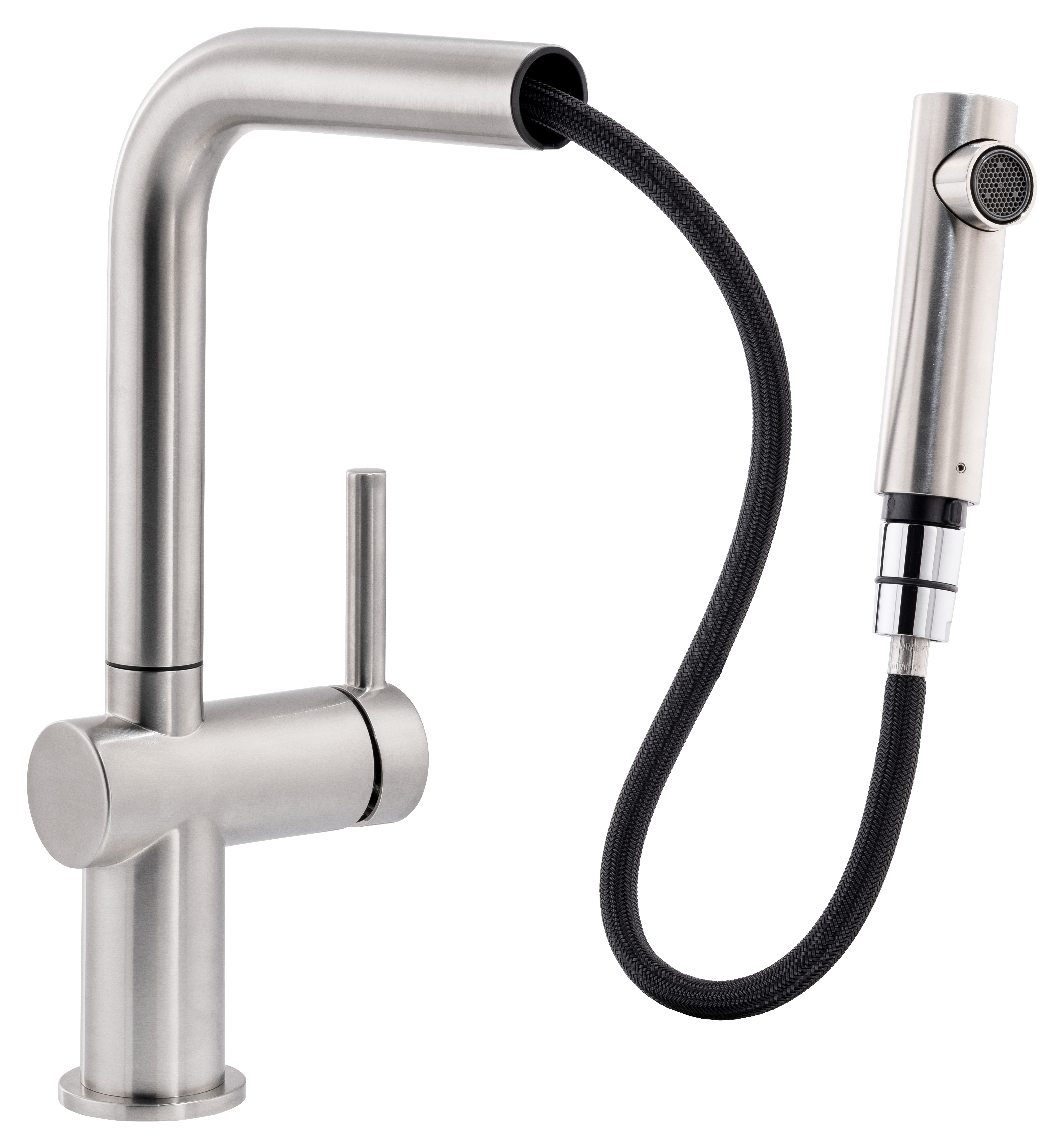 Abode Logik Single Lever Pull Out - Brushed Nickel