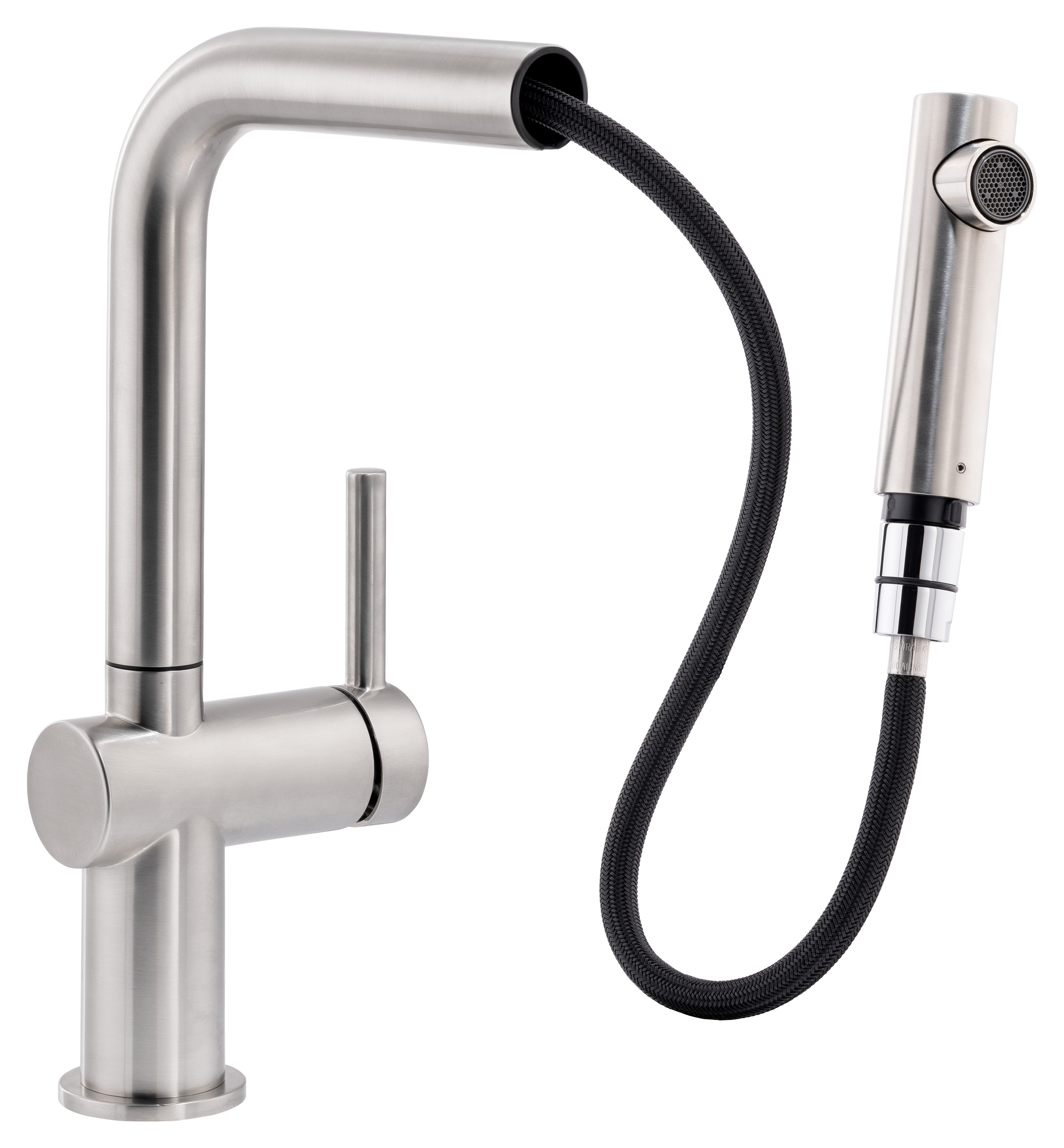 Abode Logik Single Lever Pull Out - Brushed Nickel