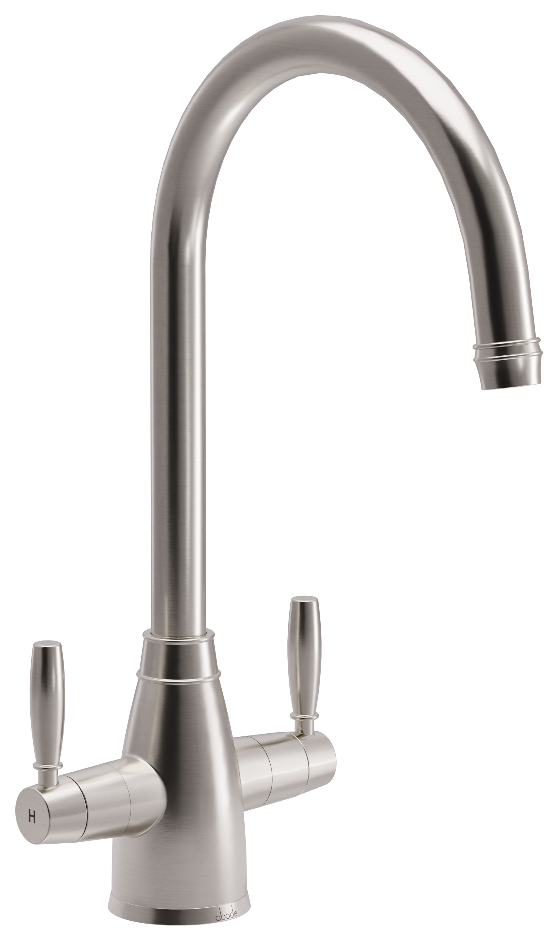 Abode Upton Monobloc Kitchen Tap - Brushed Nickel