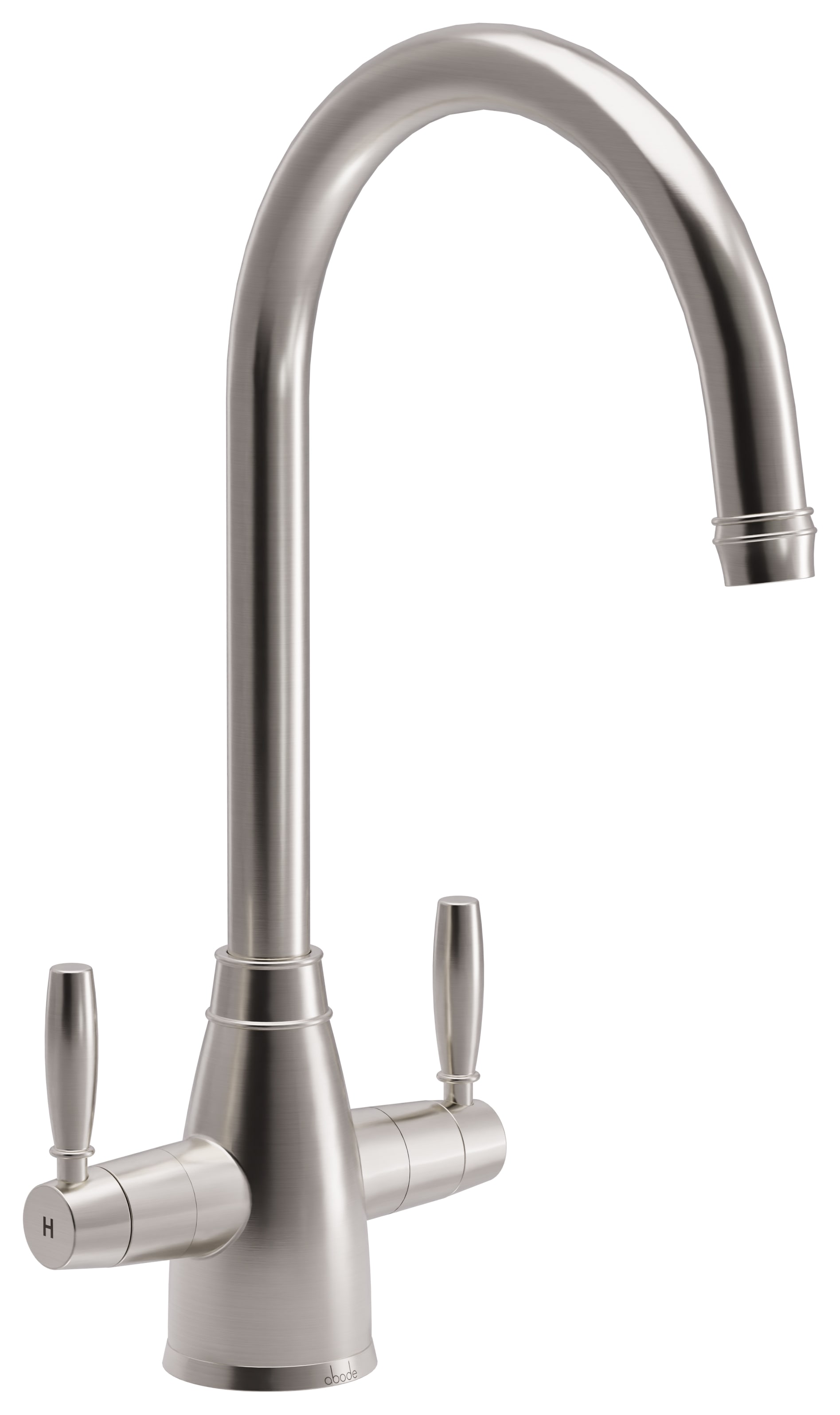 Abode Upton Monobloc Kitchen Tap - Brushed Nickel
