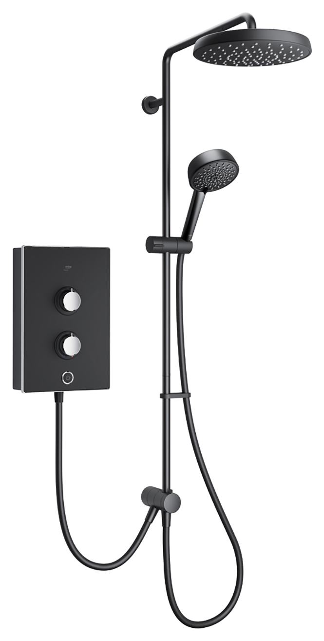 Mira Decor Dual 9.5kW Electric Shower - Black Onyx