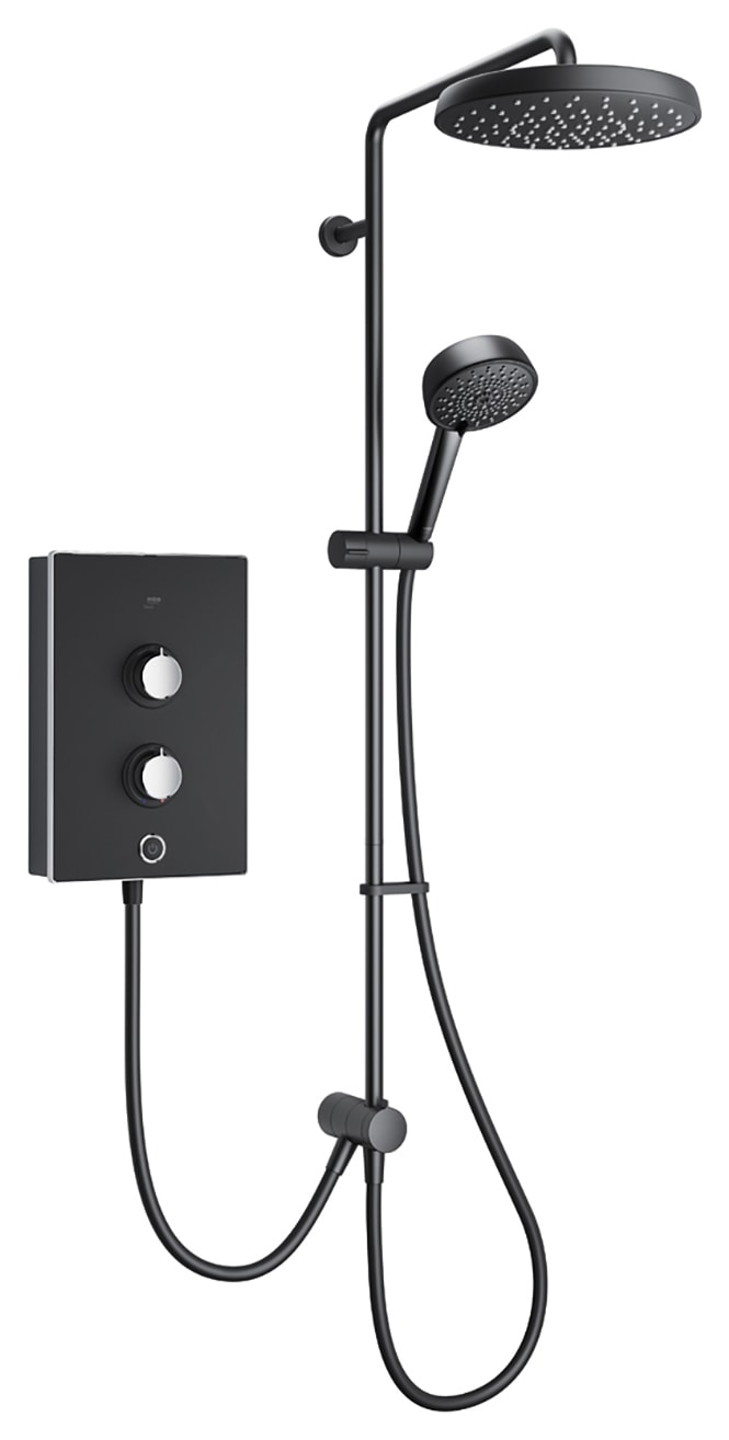 Mira Decor Dual 9.5kW Electric Shower - Black Onyx