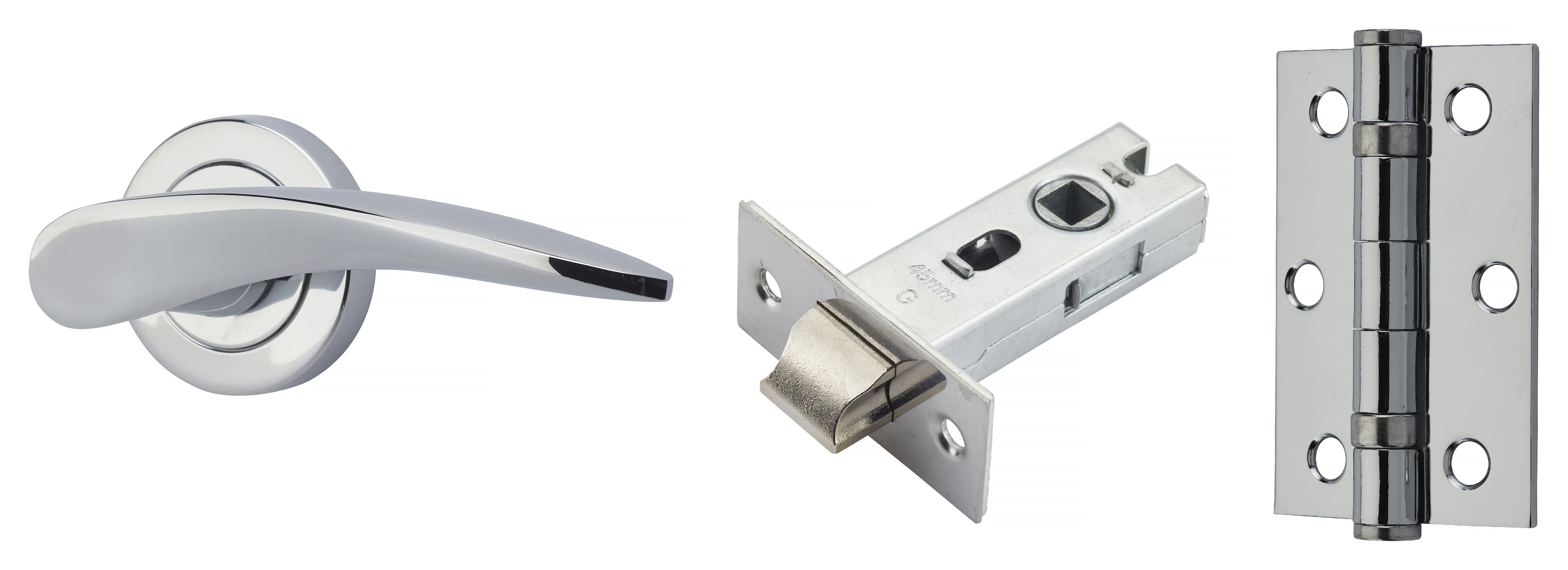 Yale Door Kit - Chrome