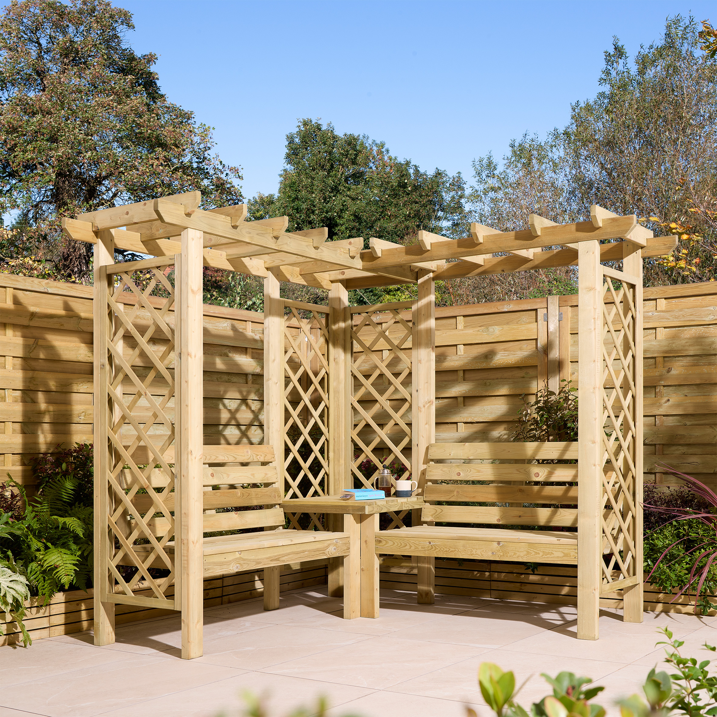 Rowlinson Richmond Corner Arbour - 1940 x 2110mm