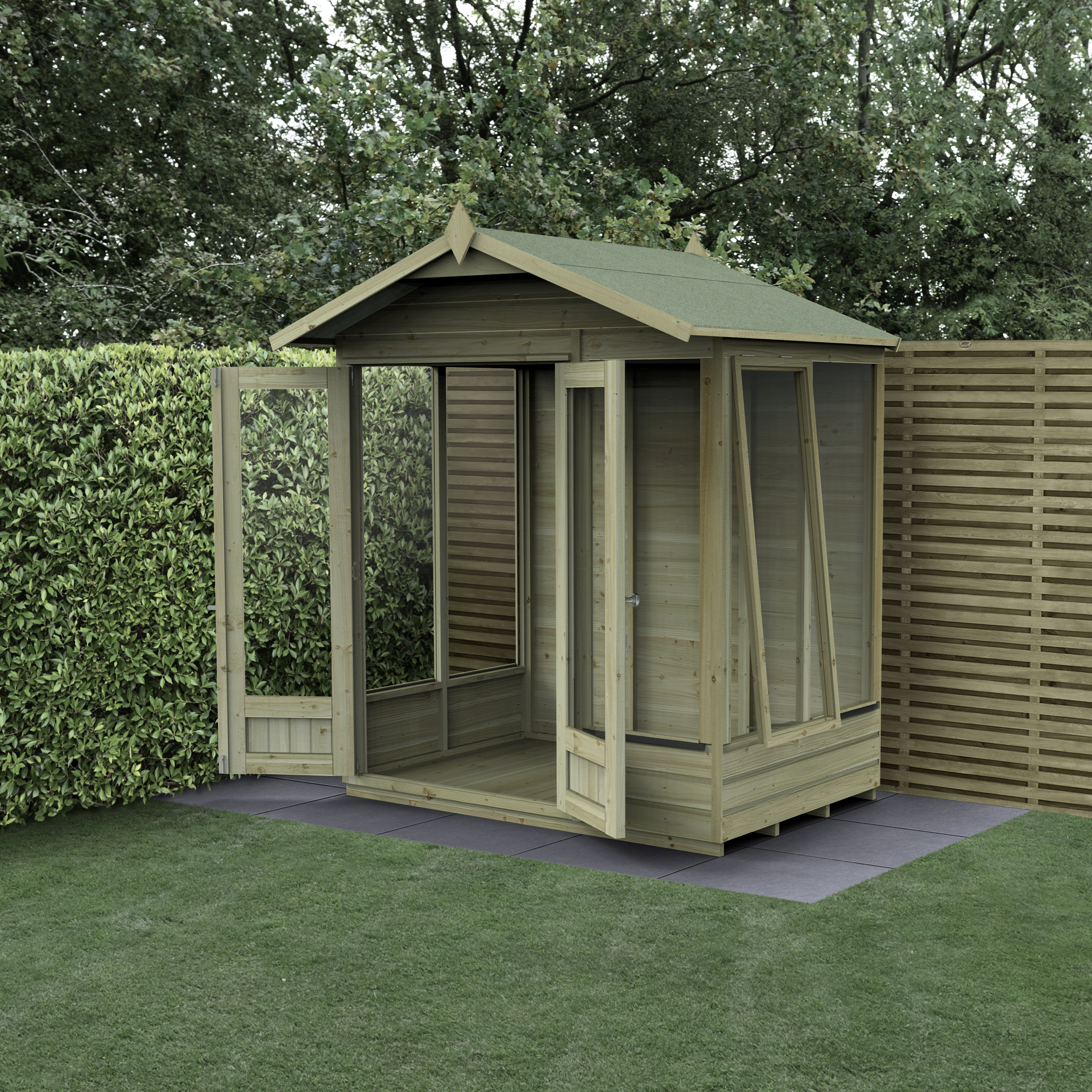 Beckwood Apex 5 Windows Summerhouse - 6ft x