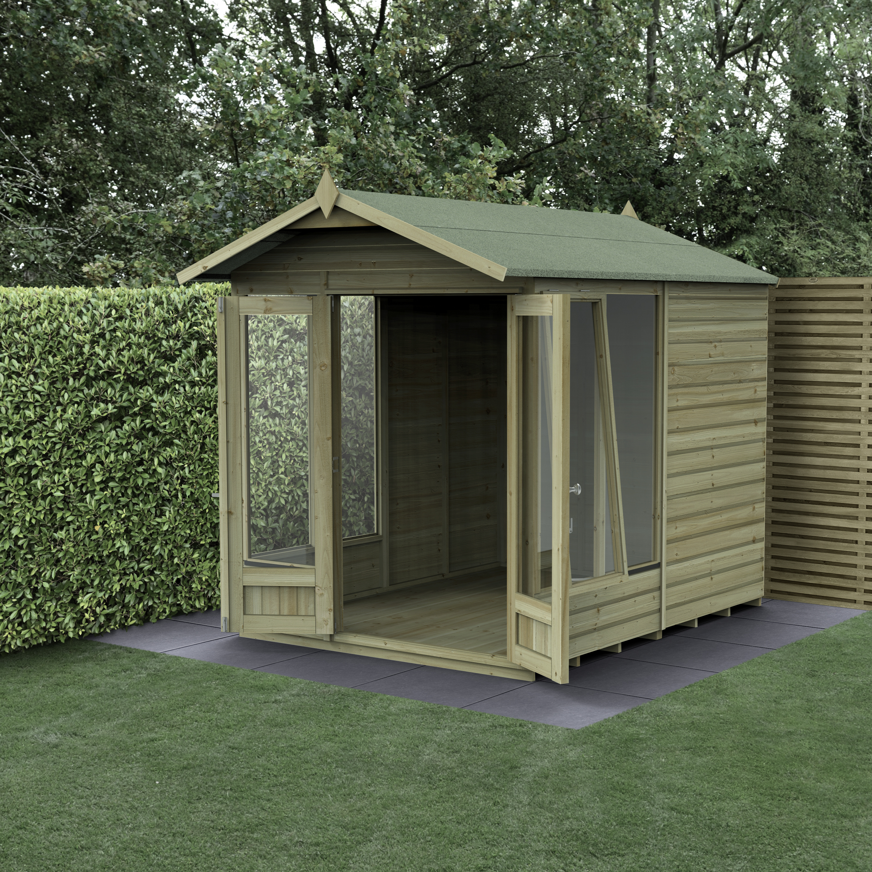 Beckwood Apex 1 Opening Window Summerhouse - 6ft