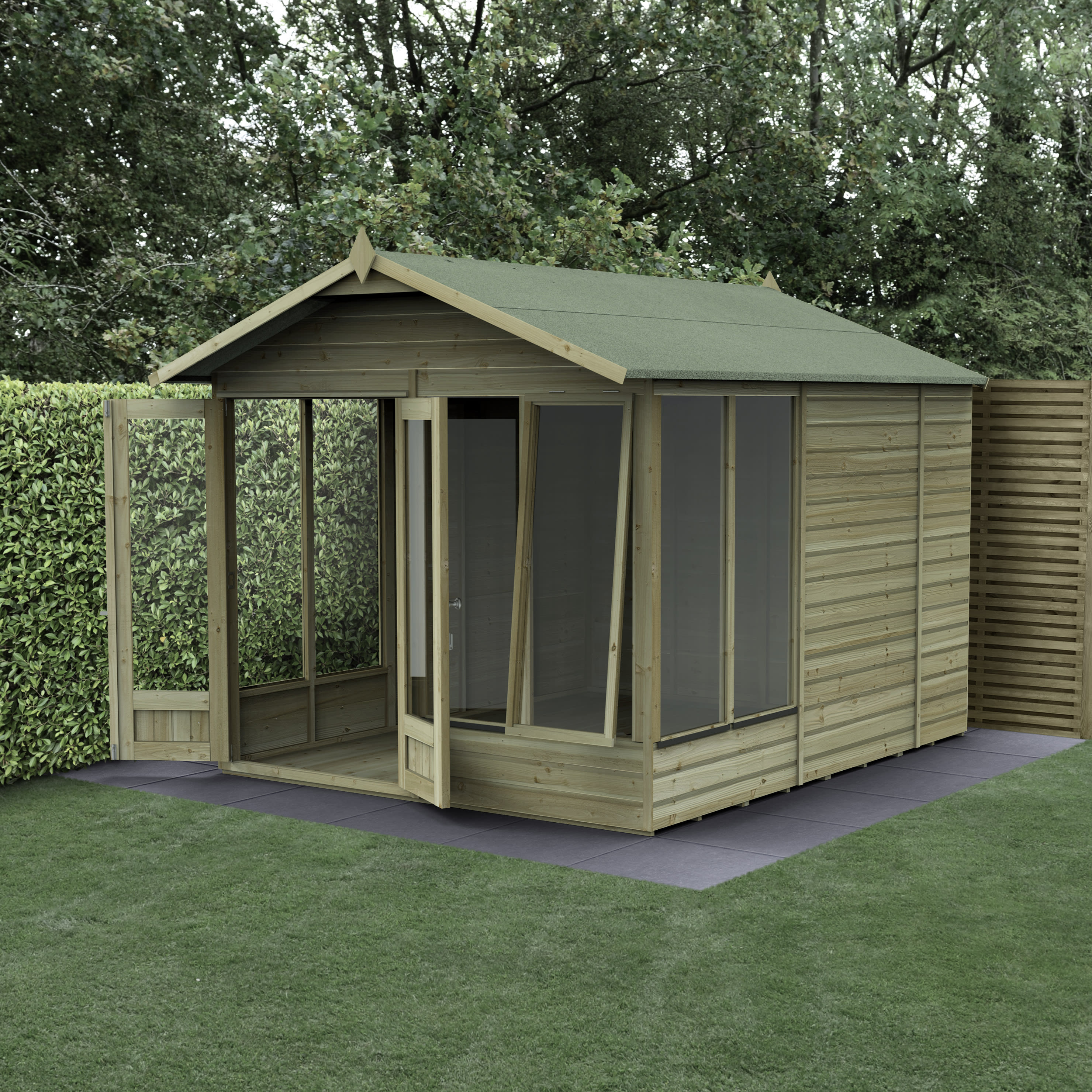 Beckwood Apex 6 Windows Summerhouse - 8ft x 10ft
