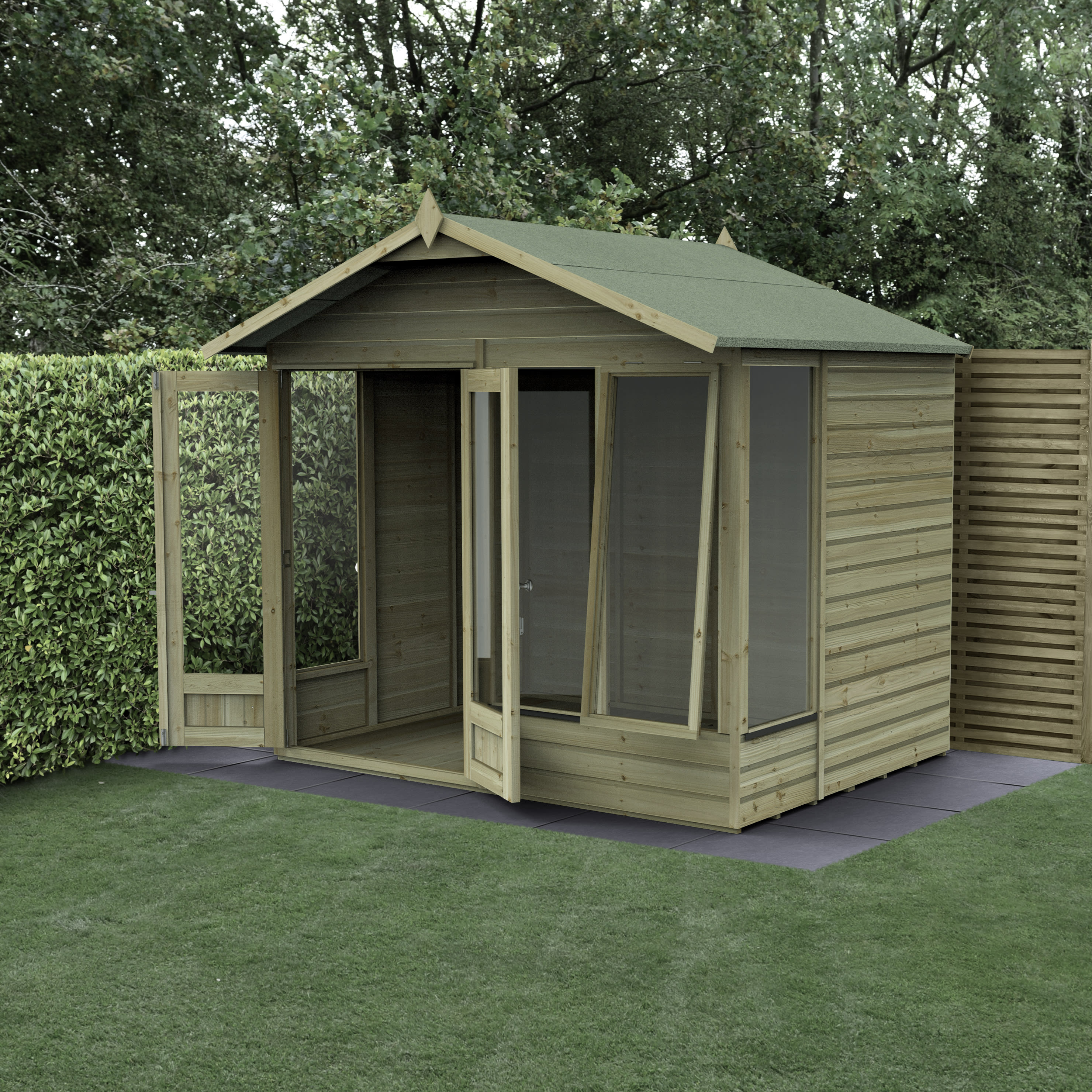 Beckwood Apex 4 Windows Summerhouse - 8ft x 6ft
