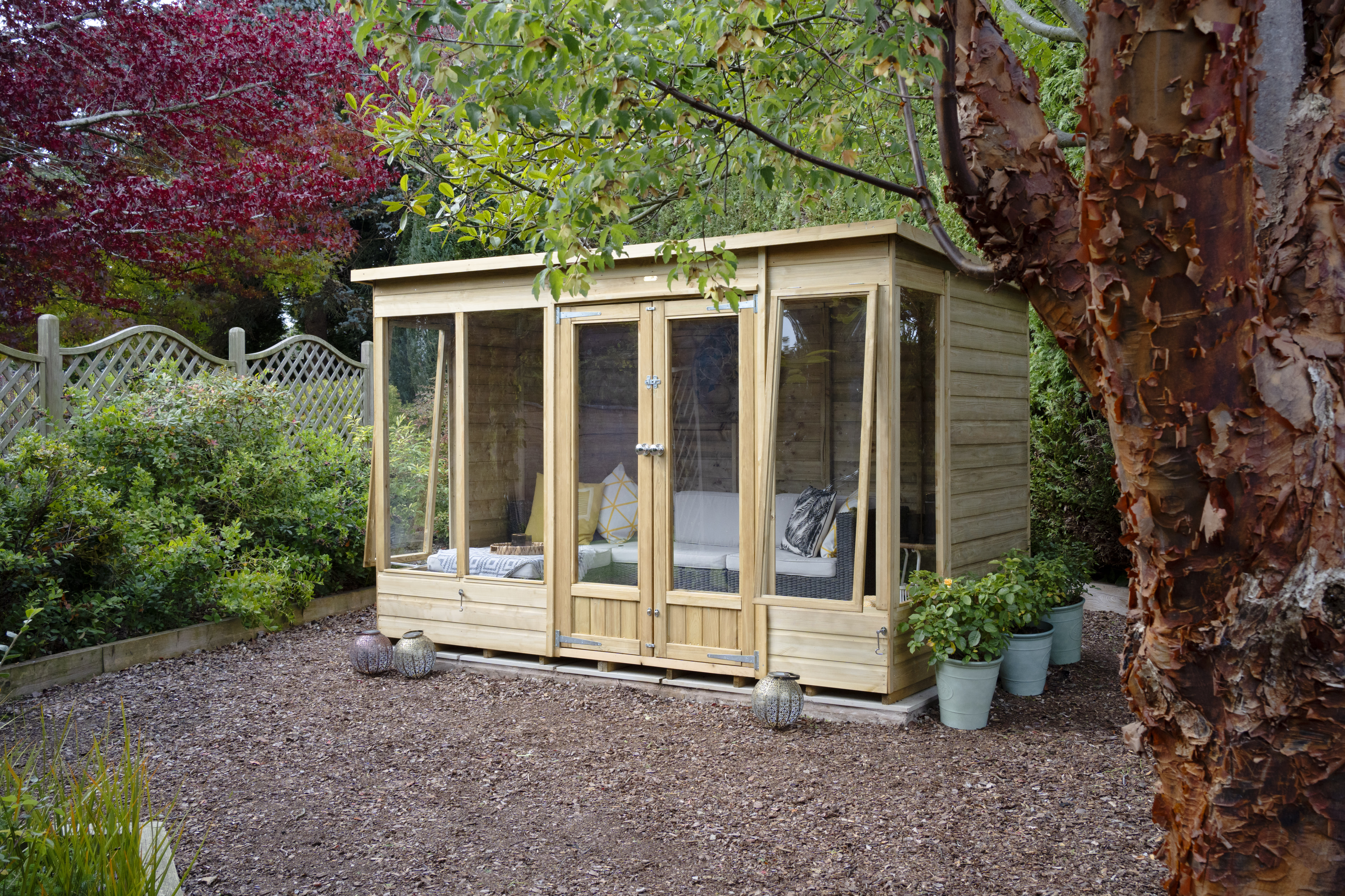 Beckwood Apex 2 Opening Windows Summerhouse - 10ft x 6ft