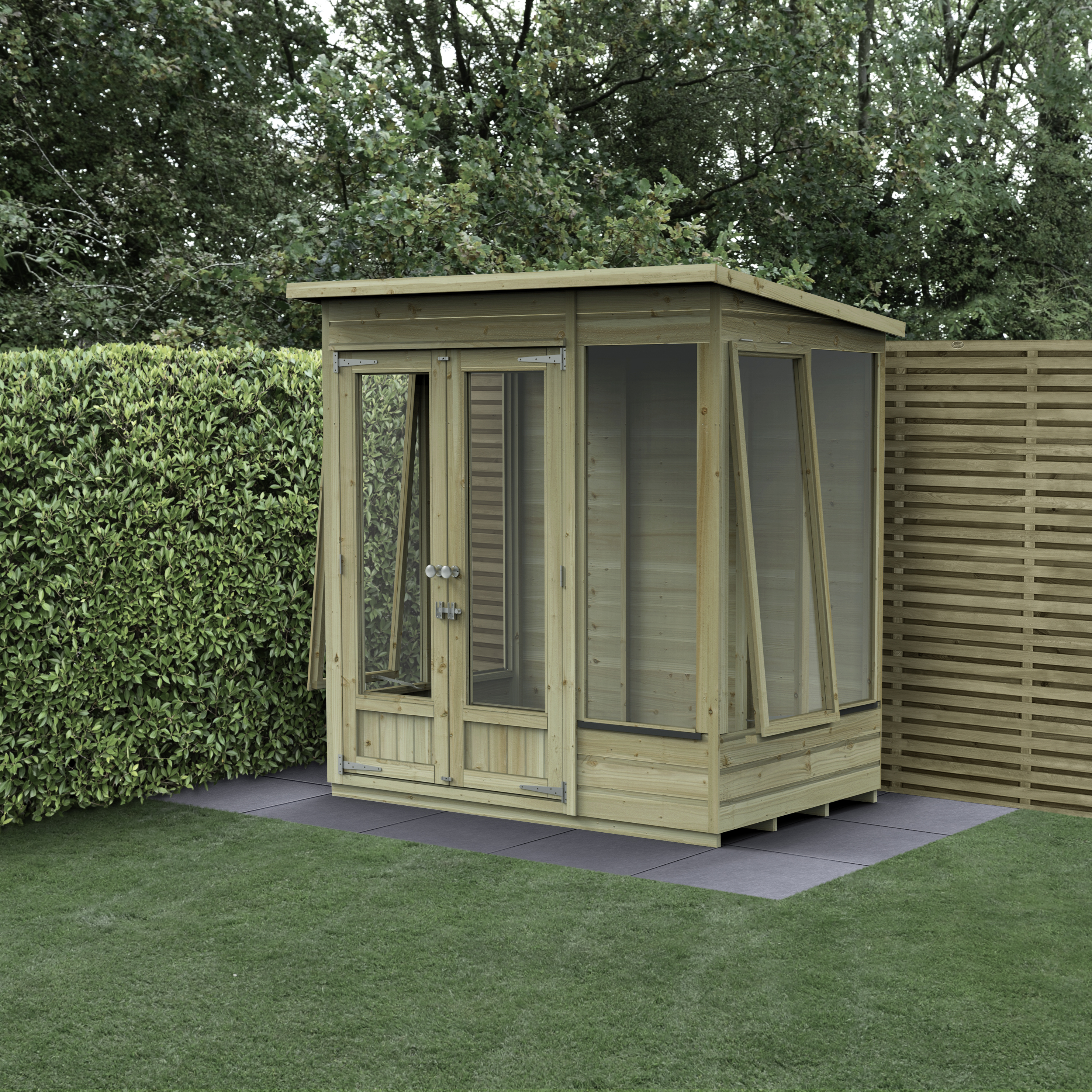 Beckwood Pent 2 Opening Windows Summerhouse - 6ft