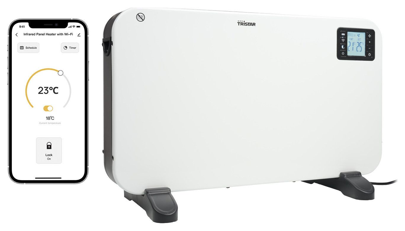 Tristar Smart 2kW Convector Heater - White